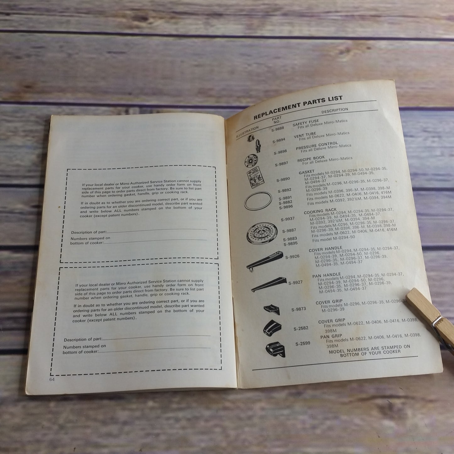 Vintage Cookbook Mirro Matic Pressure Cooker Recipes and Instructions 1972 Deluxe Model Booklet Manual - At Grandma's Table