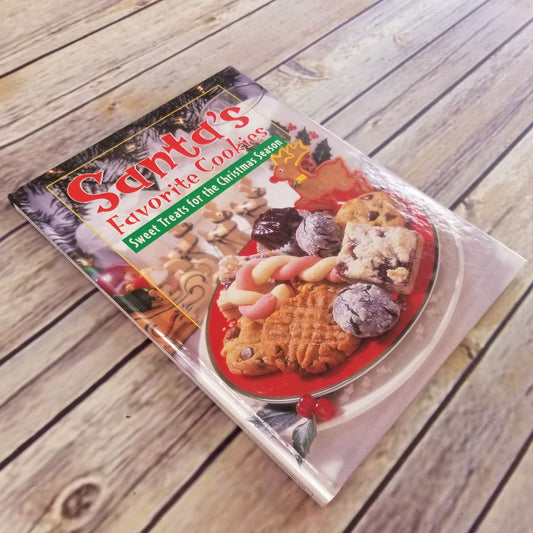 Vintage Cookbook Santas Favorite Cookies Sweet Treats for the Christmas Season Recipes 1999 Publications International Hardcover
