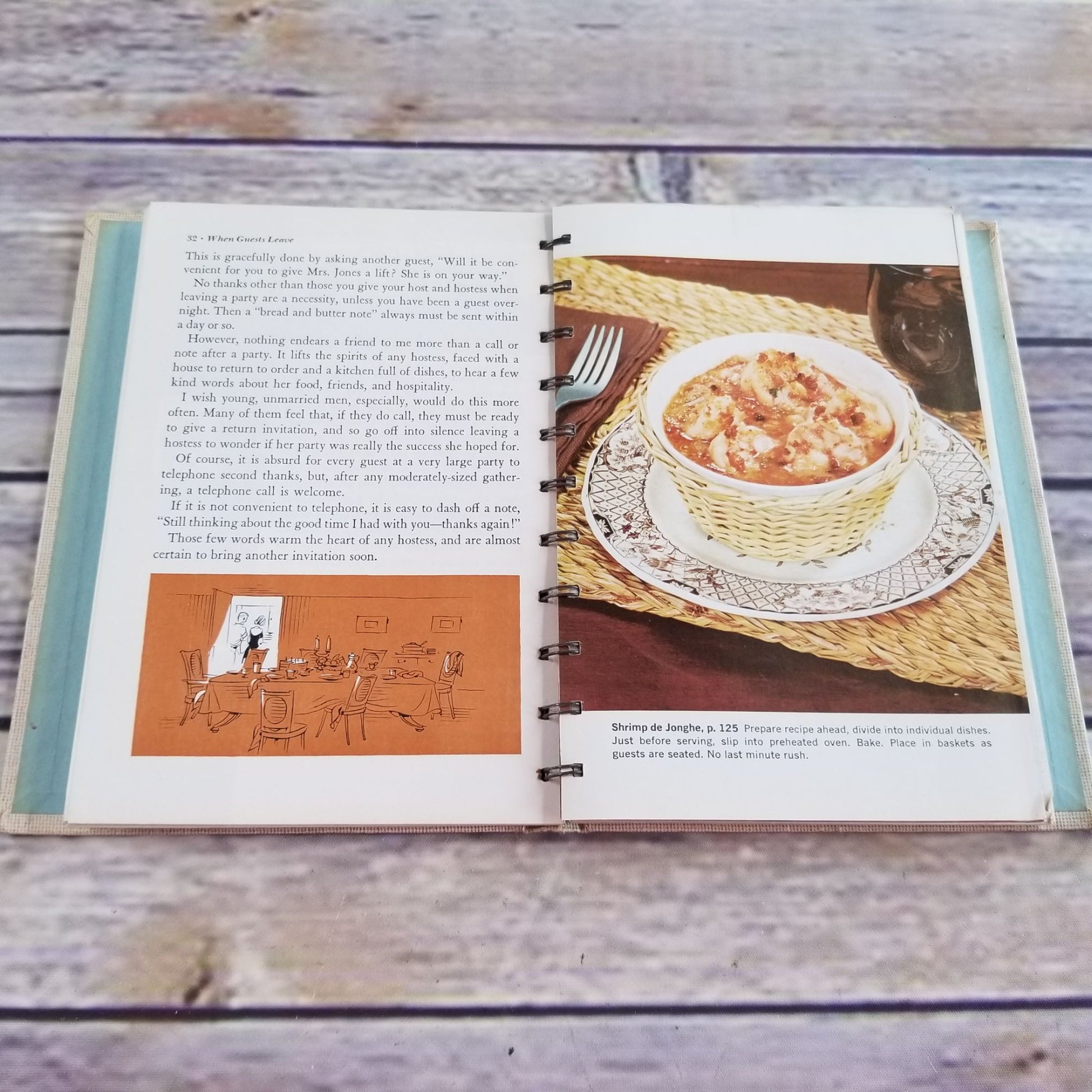 Vintage Betty Crocker Cookbook Guide to Easy Entertaining Party Planning 1959 Buffet Potluck - At Grandma's Table