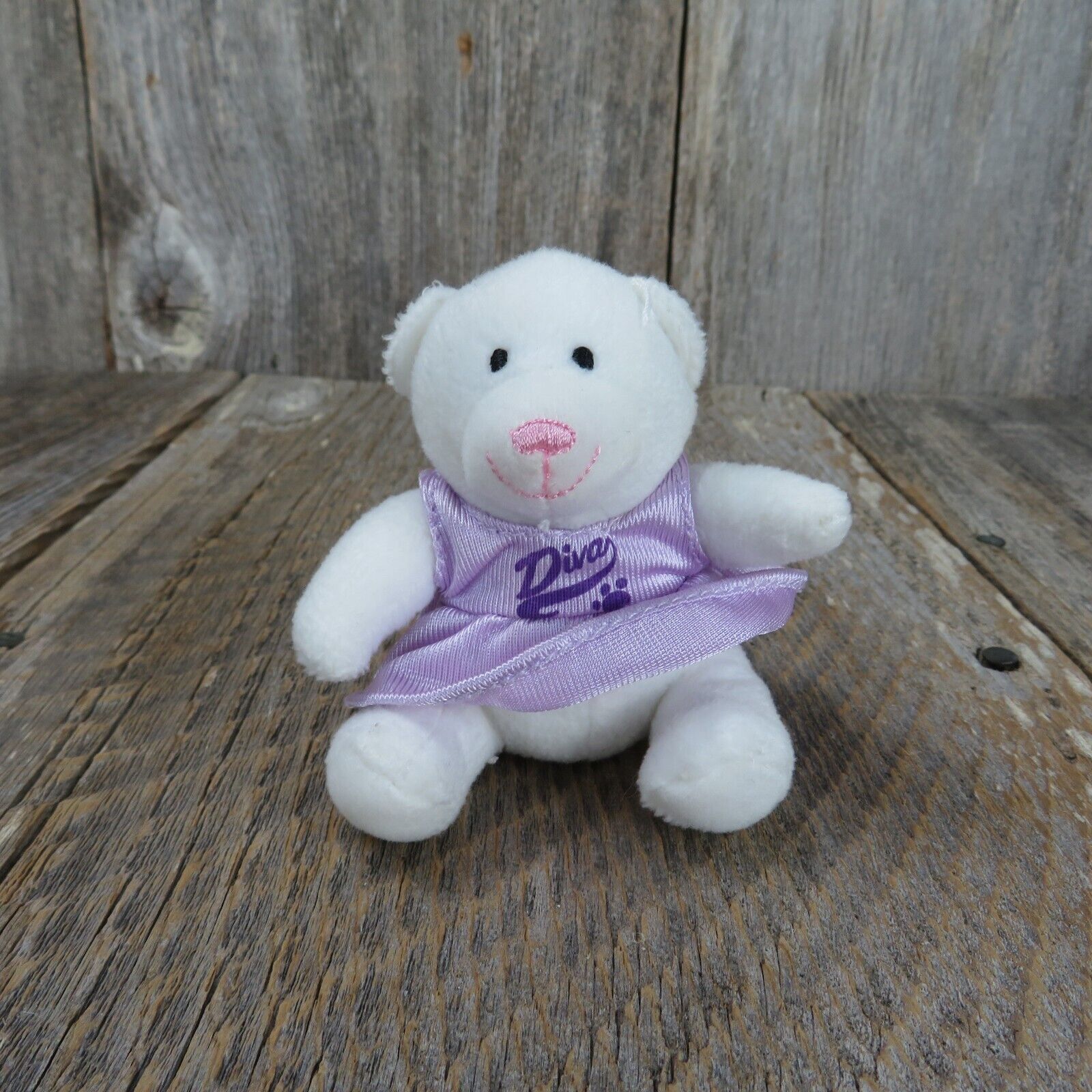 McDonald's Build A Bear Cuddly Teddy Diva Plush 2006 Purple Dress Stuffed Anima McDonald's Build A Bear Cuddly Teddy Diva Plush 2006 Purple Dress Stuffed Anima