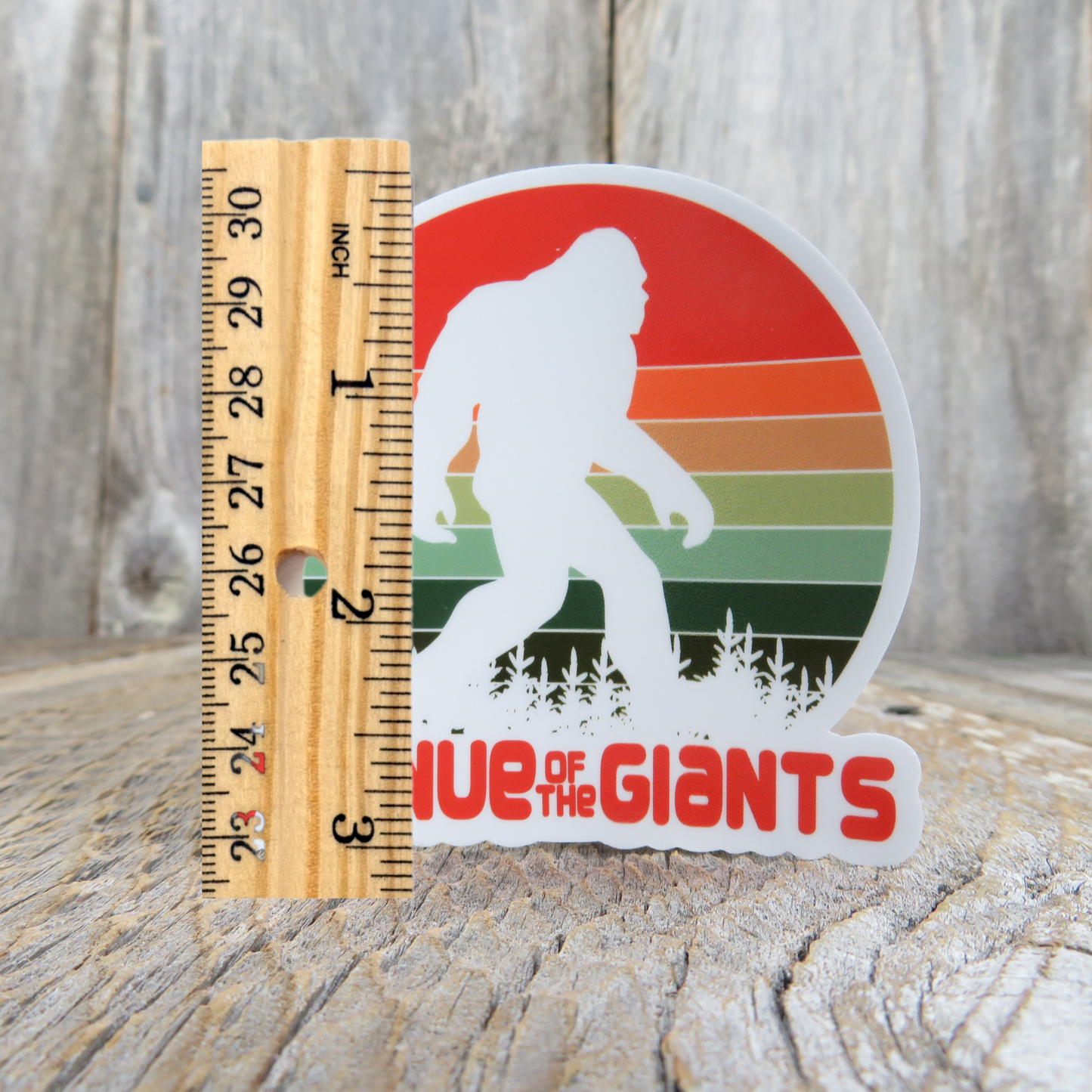 Avenue of the Giants Bigfoot Sticker California Redwoods Souvenir