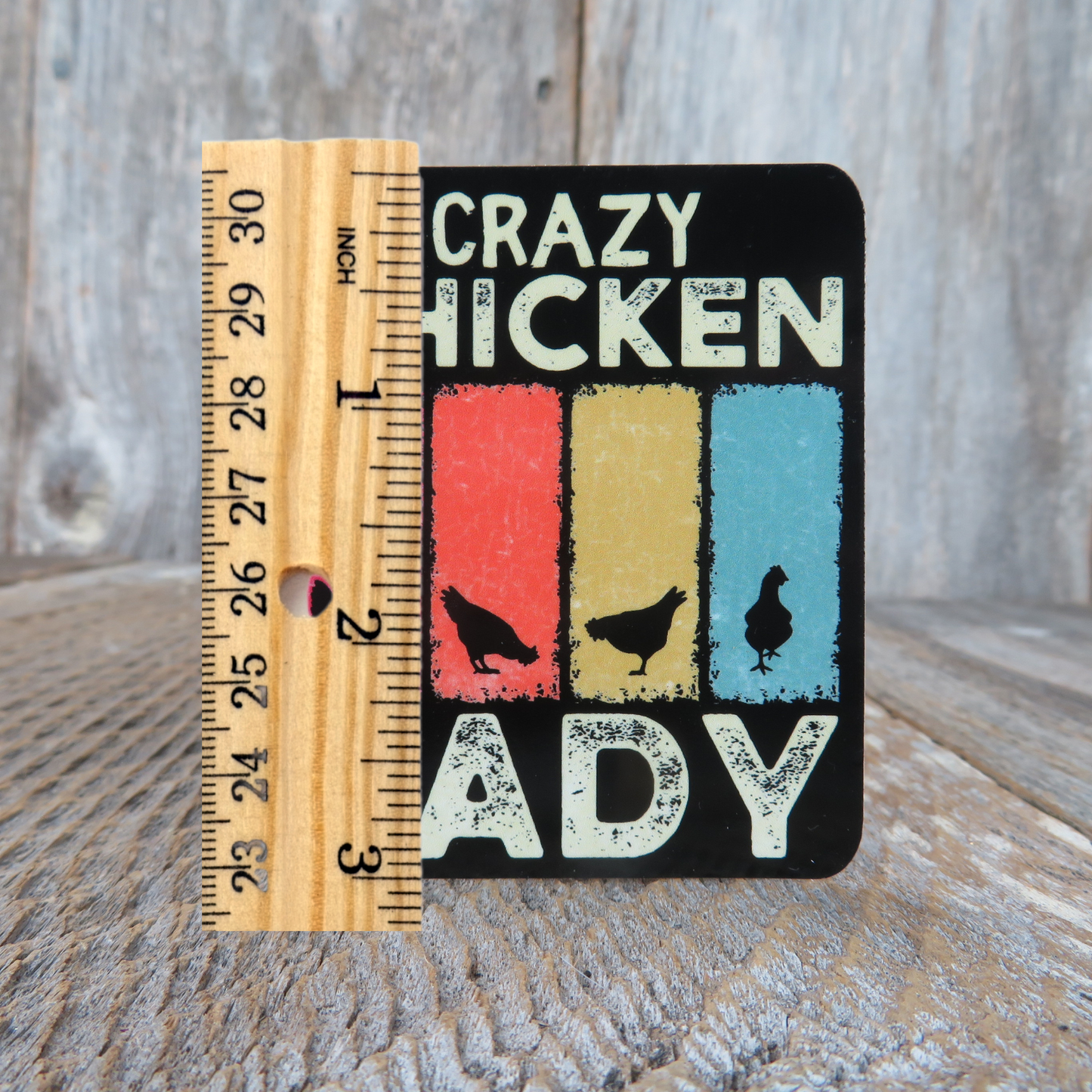 Crazy Chicken Lady Sticker Chicken Lover Urban Farmer Pet Store