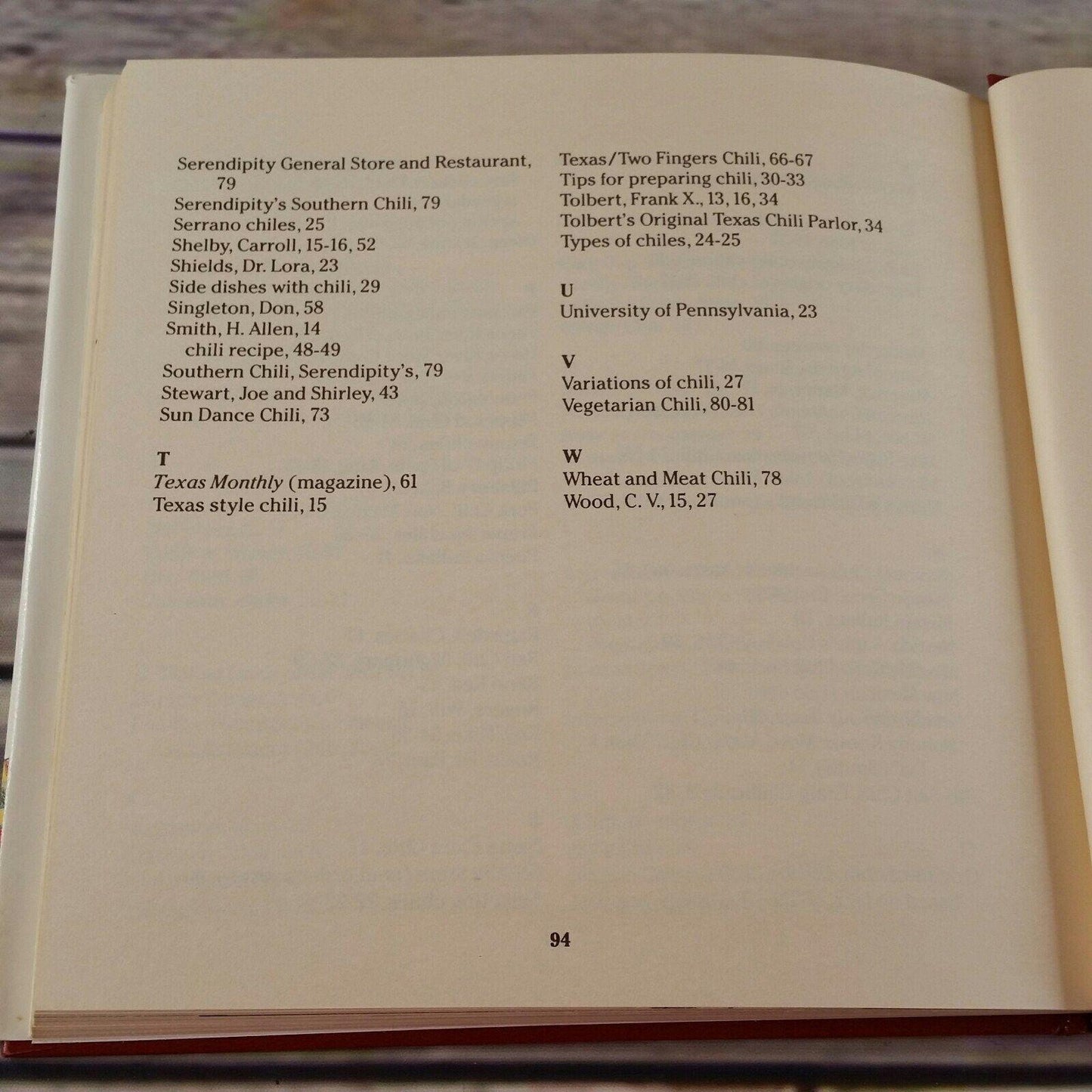 Vintage Chili Madness Cookbook A Passionate Cookbook Jane Butel 1980 Hardcover Workman Publishing