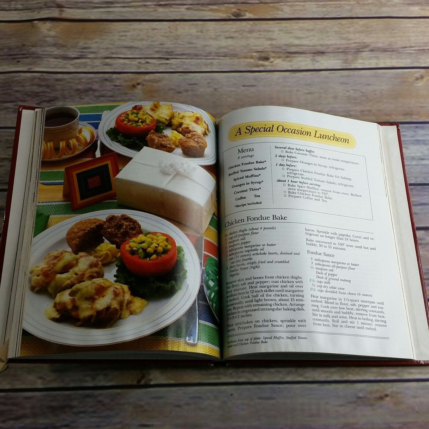 Vintage Betty Crocker Cookbook Buffets Easy Entertaining Party Planning 1984 Hardcover Buffet Potluck Menus Recipes