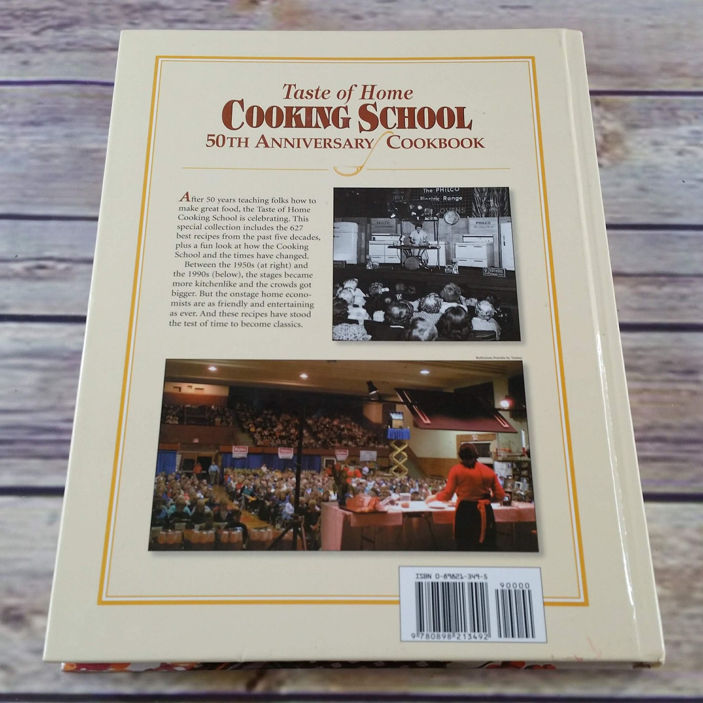 Taste of Home Cooking School Cookbook Hardcover Pictures 627 Recipes 50th Year Anniversary Home Economist