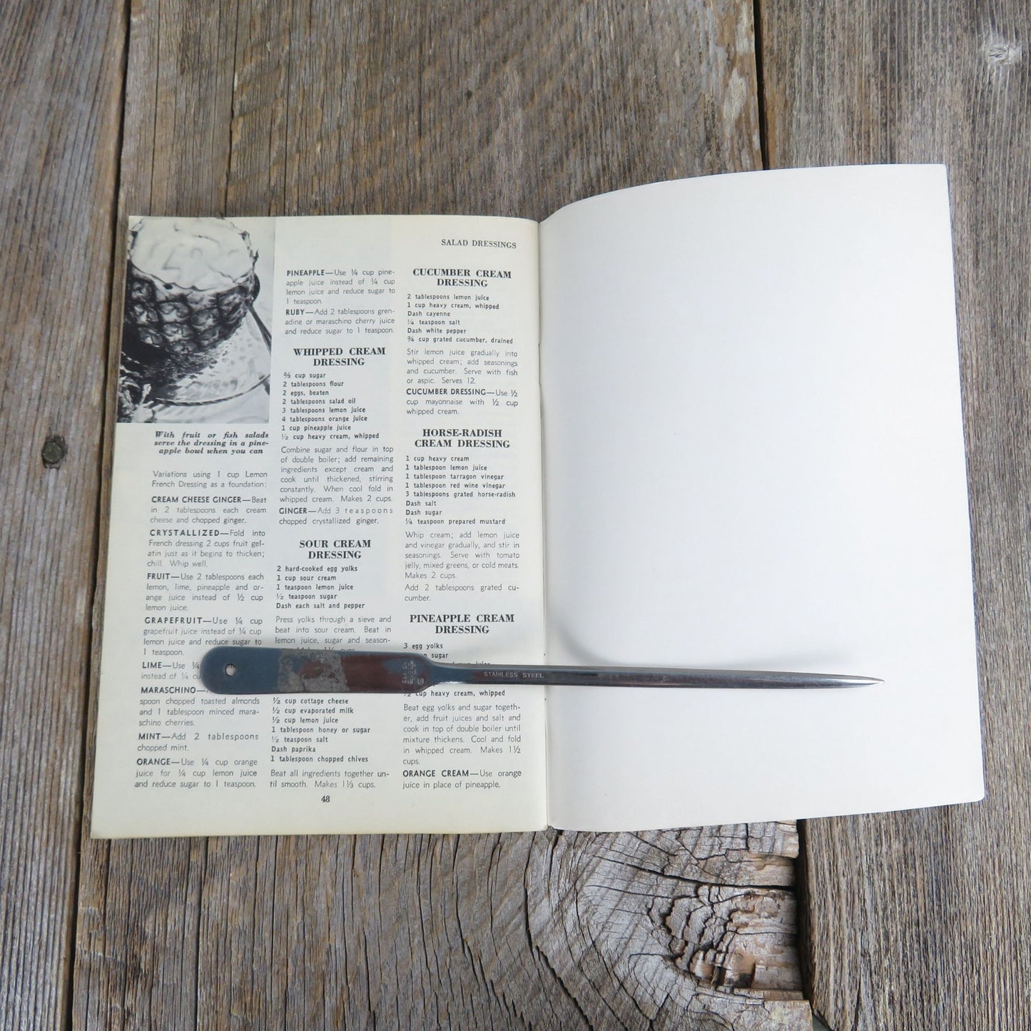 500 Delicious Salads Cookbook Culinary Arts Institute 1950 Kitchen Companion Vintage Pamphlet Recipes Meat Salad Holiday Salad