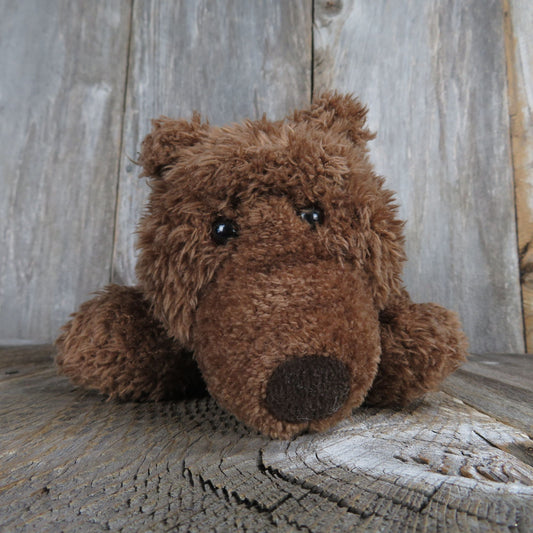 Teddy Bear Plush Gund Snoozer Fuzzy Laying Weighted Stuffed Animal