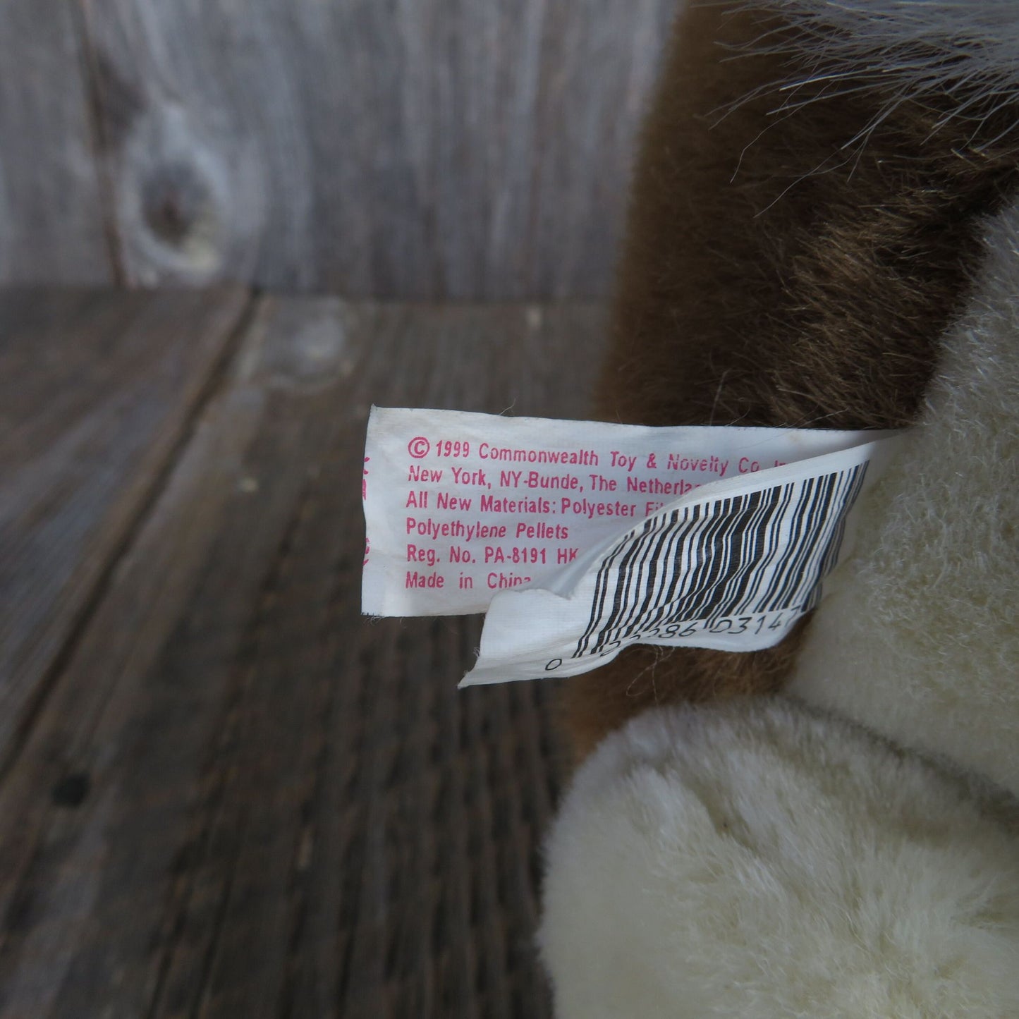 Bunny Rabbit Plush Brown and Cream Sitting Commonwealth Easter Target Hare White Stuffed Animal 1999