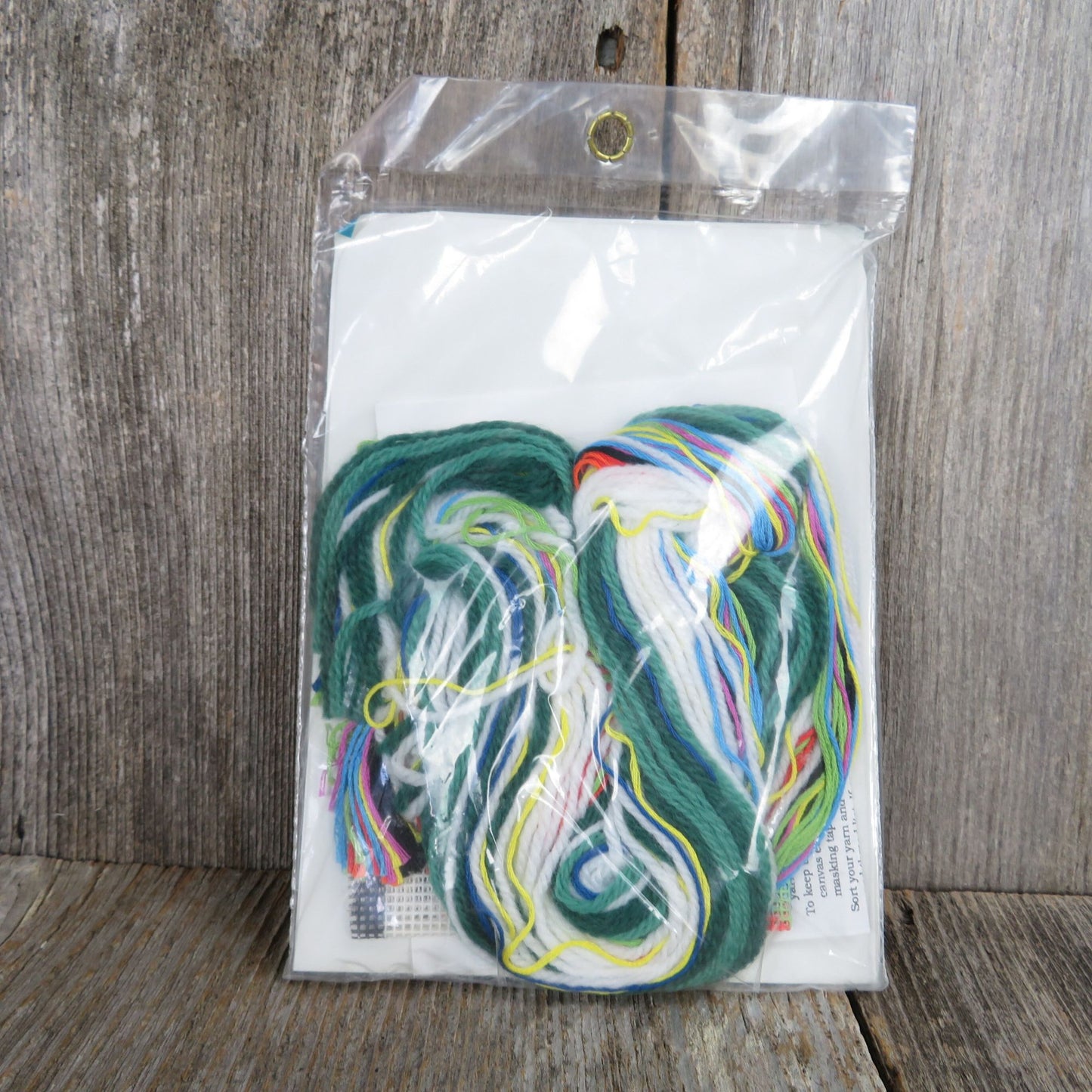 Colorful Fish Needlepoint Kit Jiffy Canvas Sunset Designs Wall Hanging