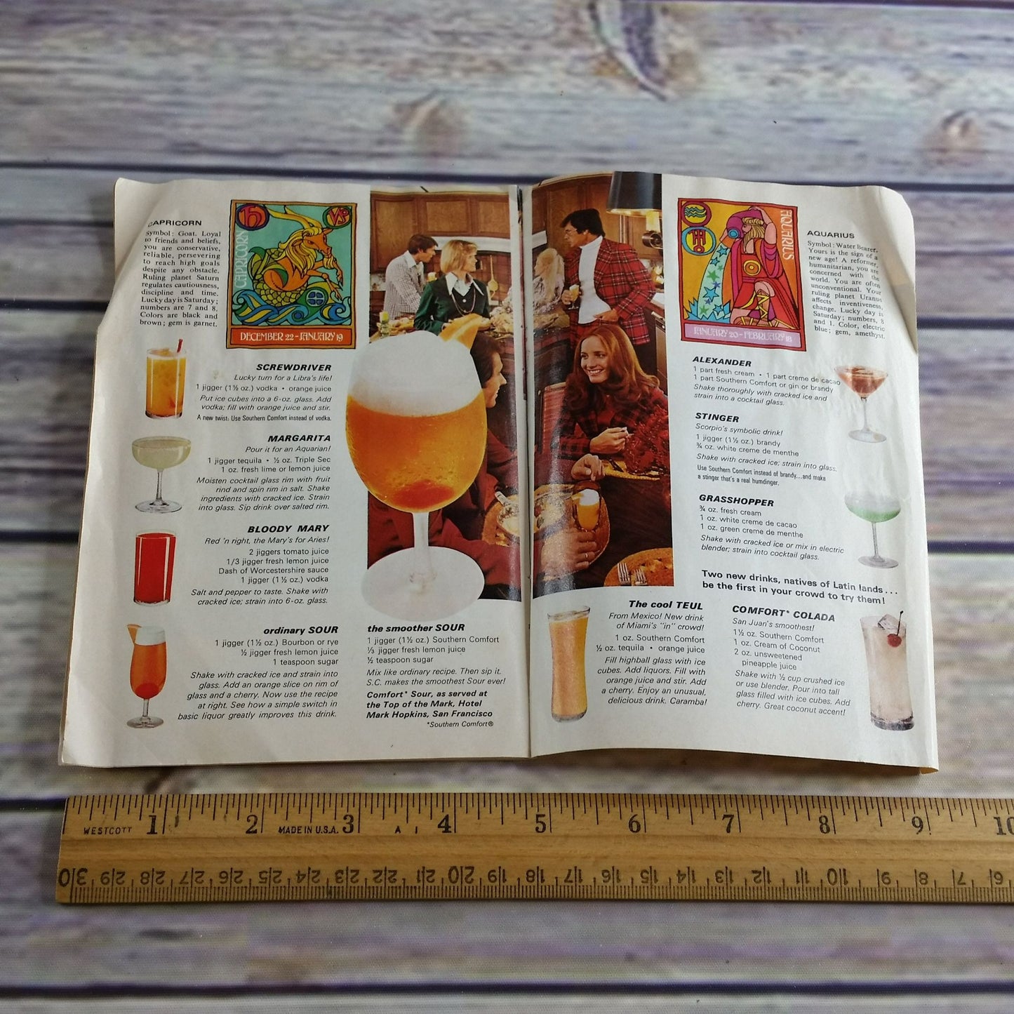 Vintage Southern Comfort Bar Guide Promo Recipes Happy Hour Mixology 45 Drink Recipes Cookbook Booklet Pamphlet Brochure