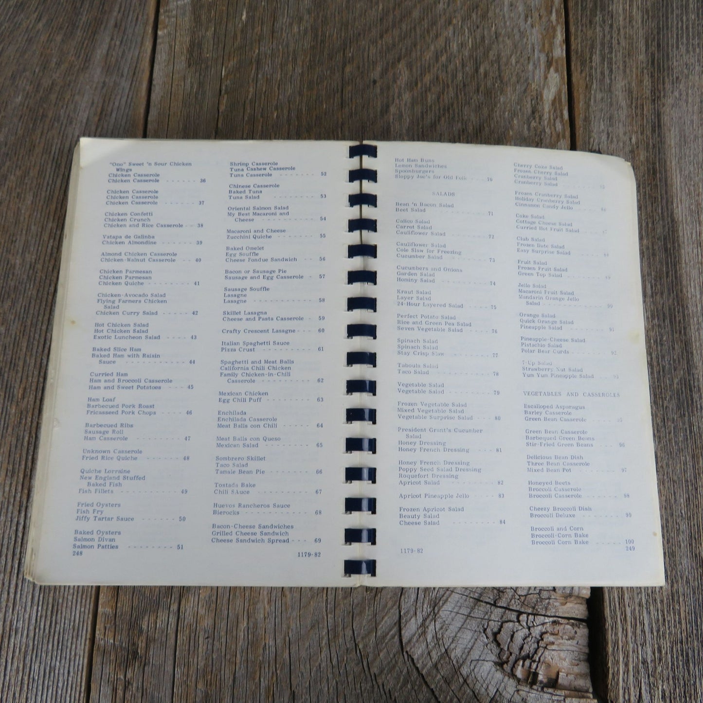Epworth United Methodist Church Cookbook 40th year Vintage 1982 Cake Salad Fudge Recipes
