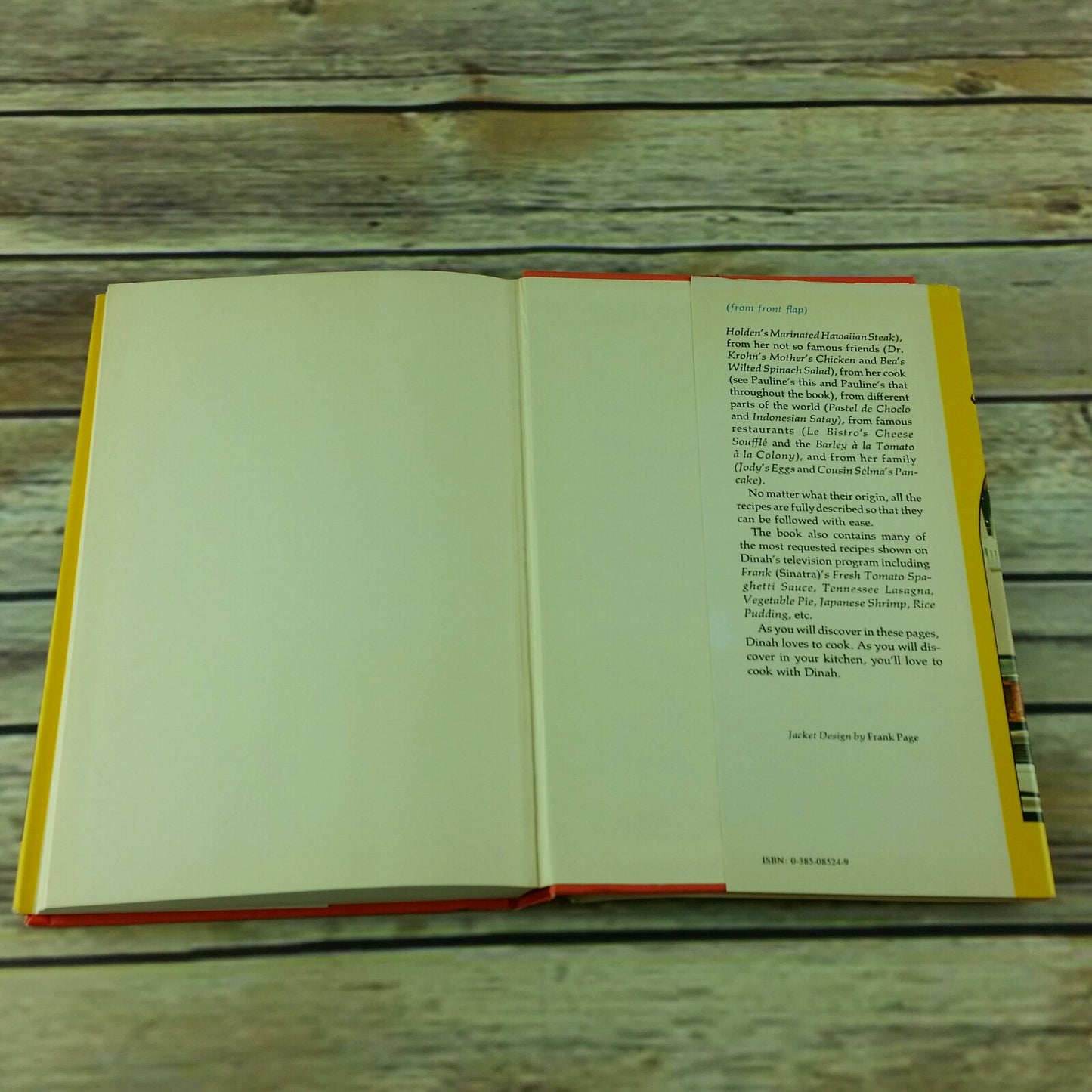 Vintage Cookbook Someones In the Kitchen with Dinah 200 Recipes 1971 Hardcover with Dust Jacket - At Grandma's Table