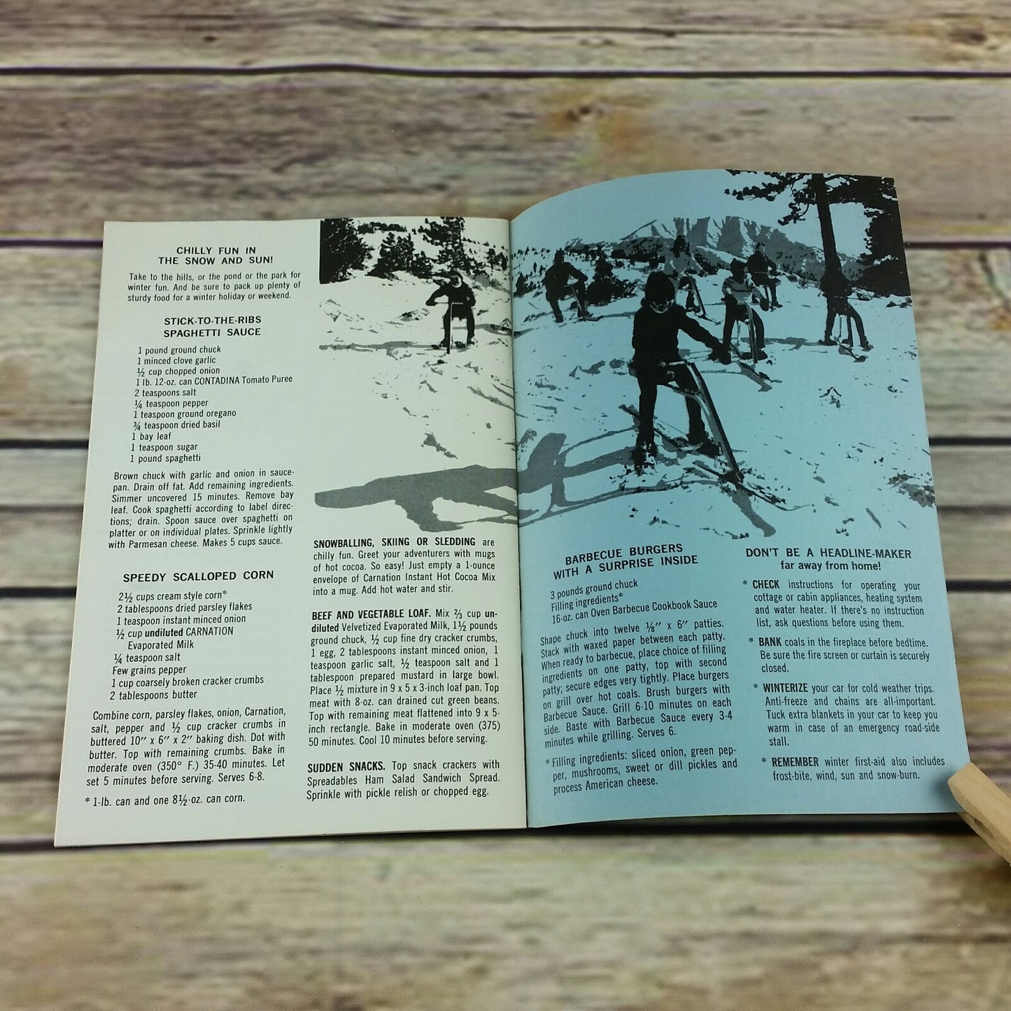 Vintage Cookbook Carnation Take It Easy Cooking Recipes 1971 Far From Home - At Grandma's Table