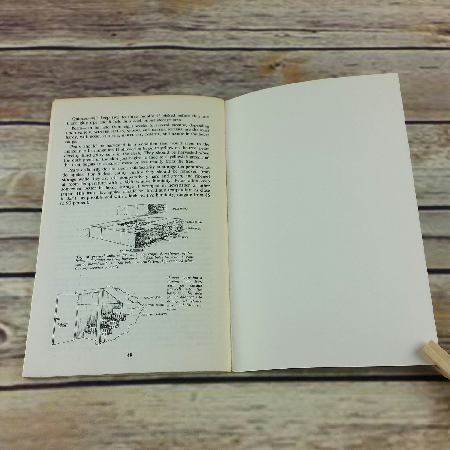 Vintage Cookbook Organic Gardening Harvest Book Rodale Press Recipes 1975 Booklet - At Grandma's Table