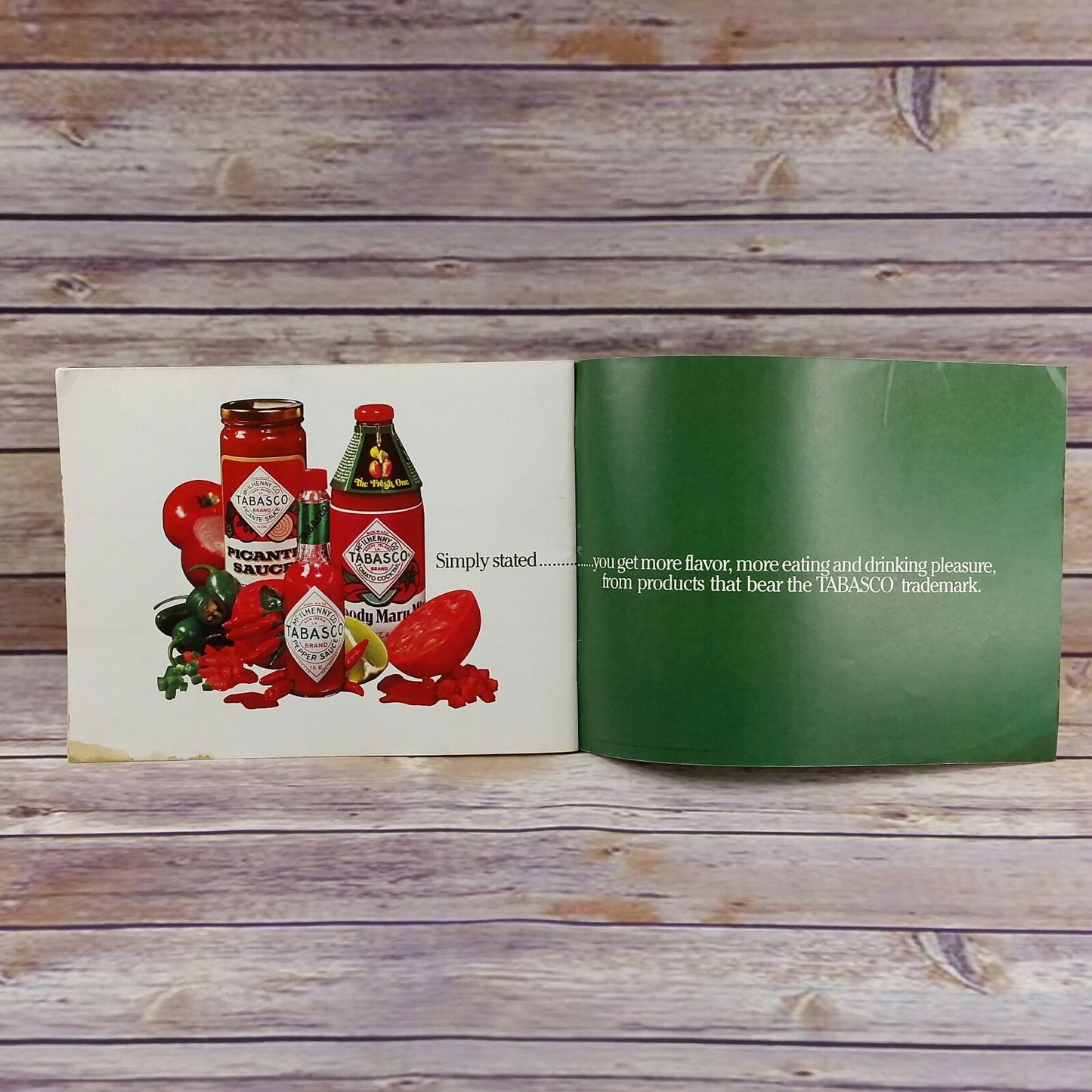 Vintage Kids Cookbook 16 Classic American Recipes 1984 Tabasco Promo Recipes Paperback - At Grandma's Table