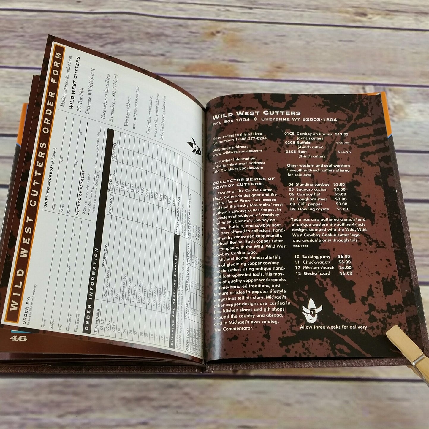 Vintage Kids Cookbook Cookie Recipes Wild Wild West Cowboy Cookies 1997 Hardcover - At Grandma's Table