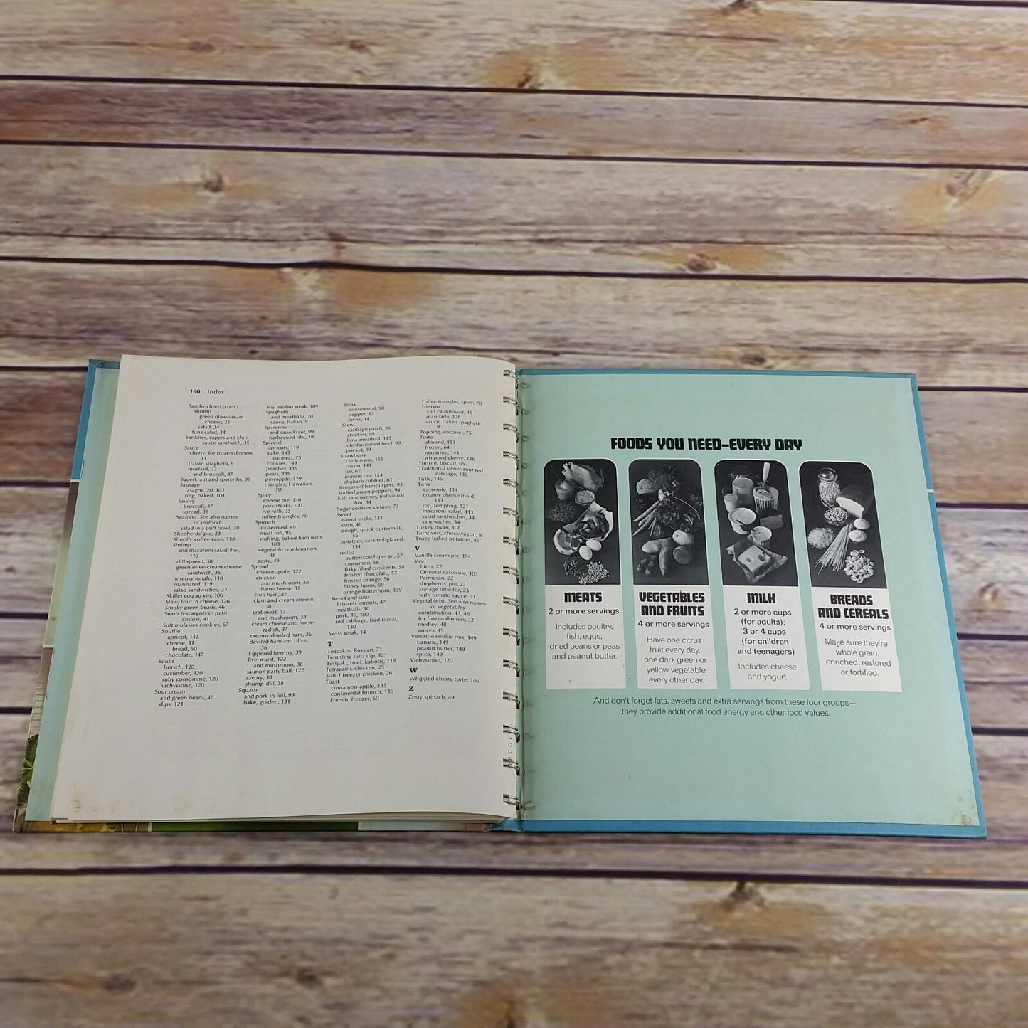 Vintage Cookbook Betty Crocker Do Ahead Recipes 1975 From Freezer and Refrigerator Hardcover Spiral Bound - At Grandma's Table