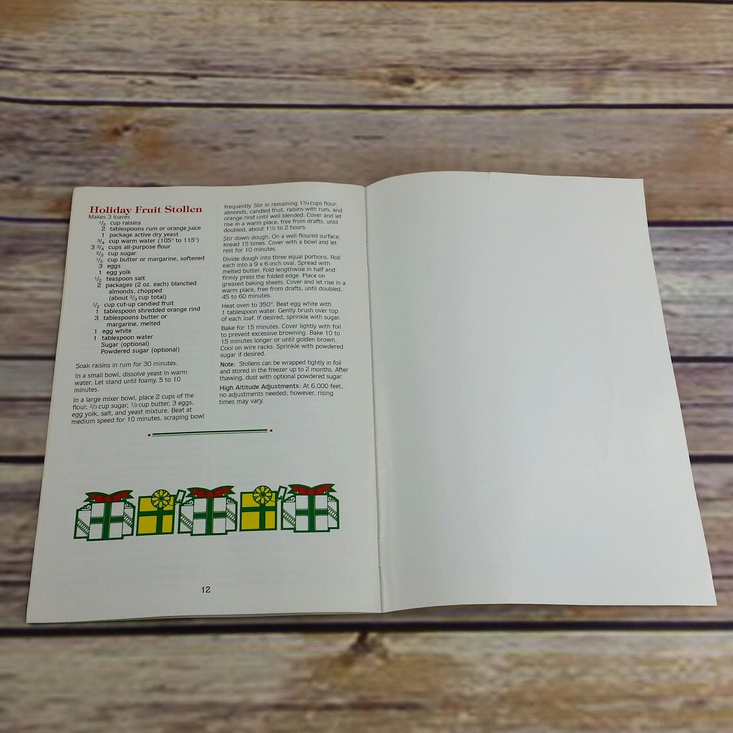 Vintage Current Cookbook Homemade Holiday Goodies Recipes 1990 Candies Cookies Breads Paperback Booklet - At Grandma's Table