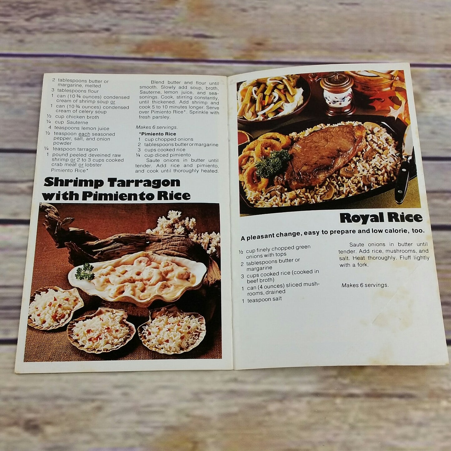 Vintage Cookbook Man Pleasing Recipes Rice Recipes 1971 Promo Paperback Booklet Rice Council - At Grandma's Table
