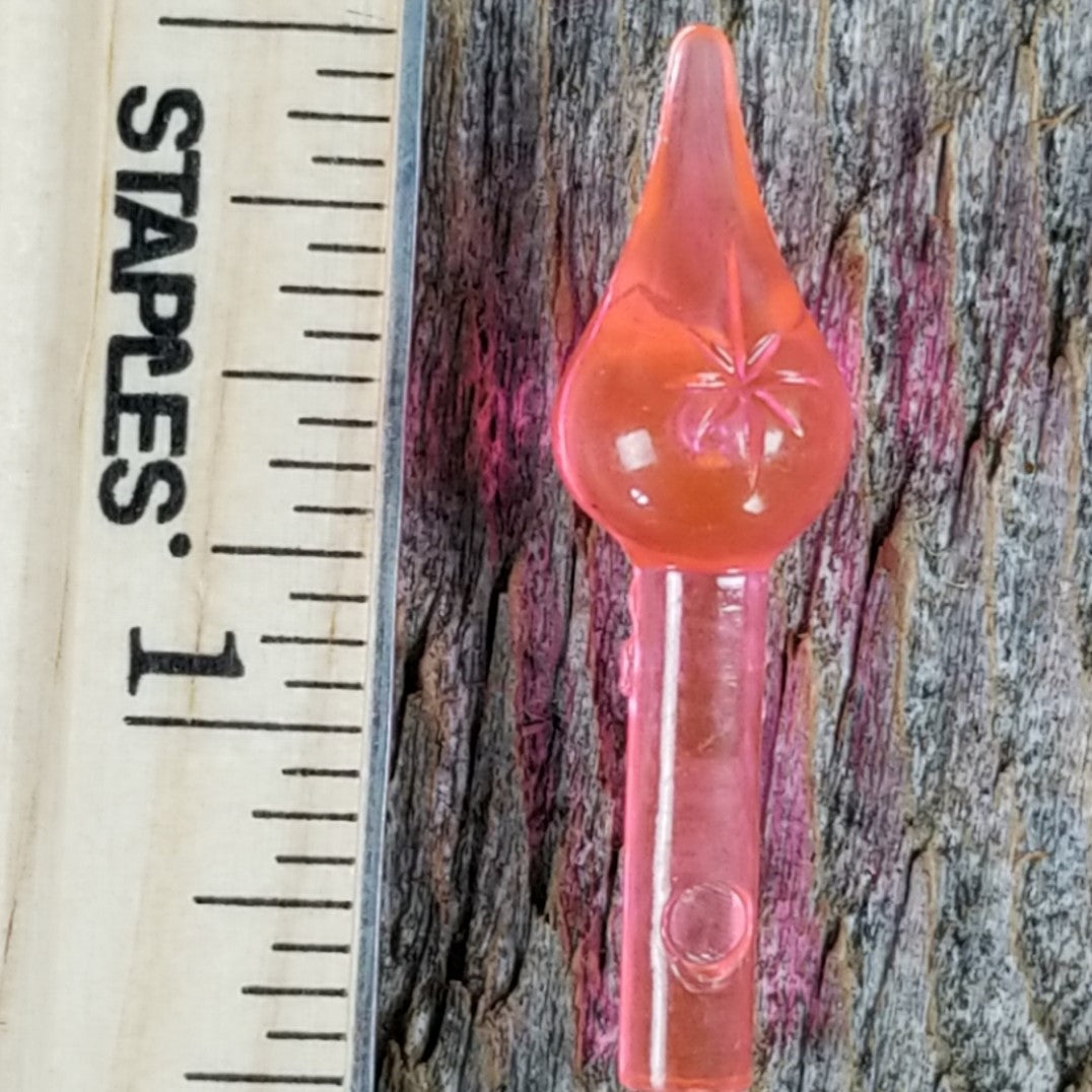 Pink Ceramic Christmas Tree Lights Replacements Starburst Extra Large 20 Each Reflectors Holiday 1.5 inch - At Grandma's Table