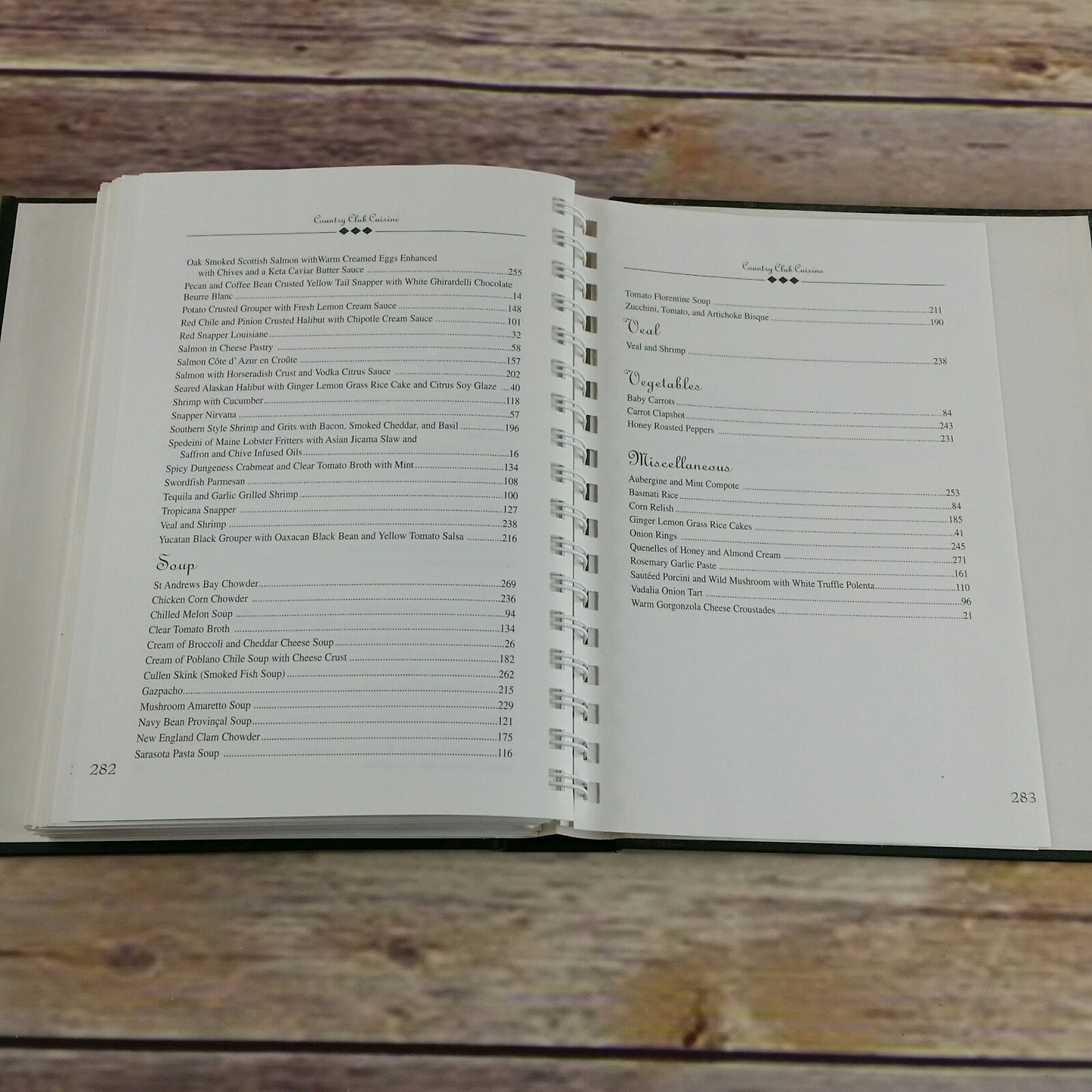 Vintage Country Club Cuisine Cookbook Marlene Celsnak Prestigious Golf Clubs Restaurants 1997 - At Grandma's Table