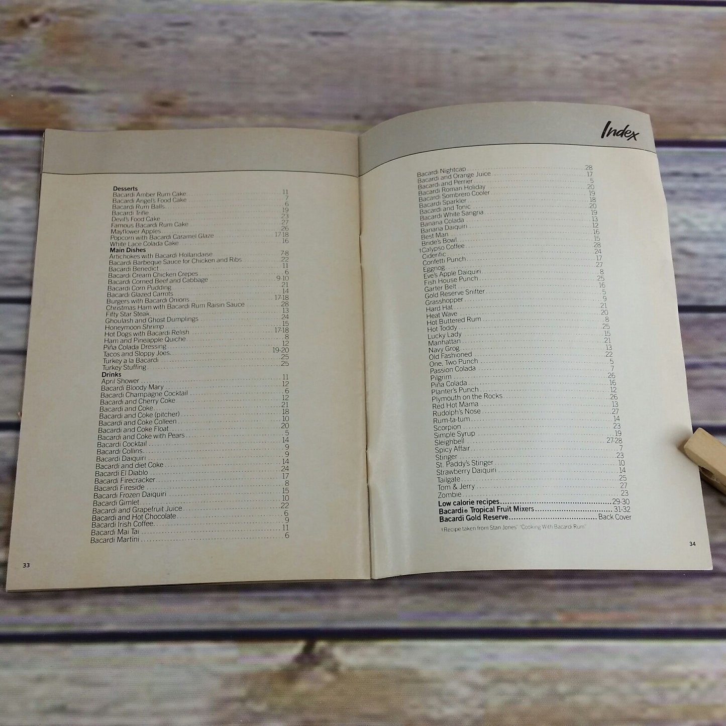 Vintage Cookbook Bacardi Rum Recipes Book Promo Paperback Booklet 1987 Come to Bacardi for the Season's Most Delicious Parties - At Grandma's Table