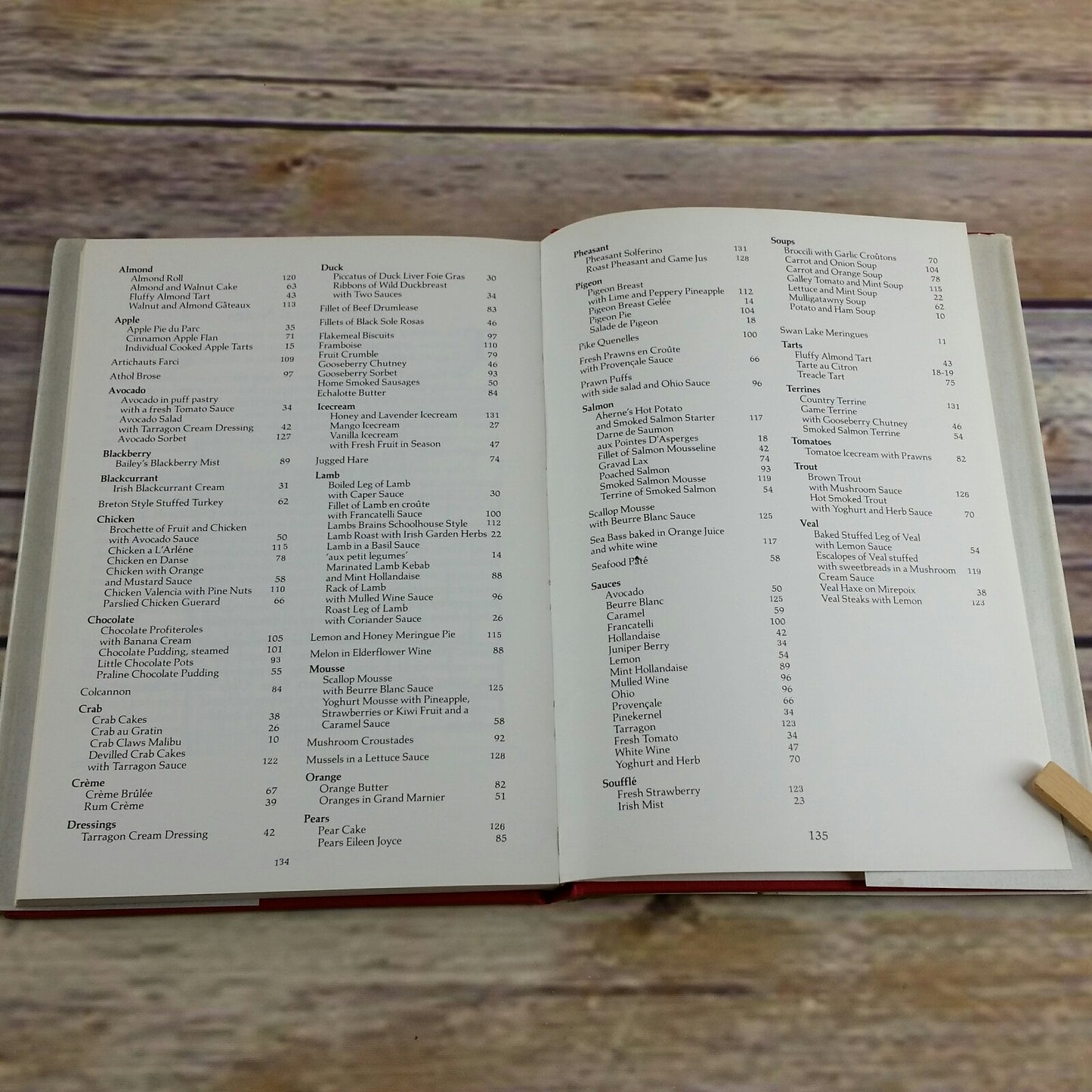 Vintage Cookbook Recipes from Irish Country Houses 1987 Hardcover Irish Recipes Gillian Berwick - At Grandma's Table