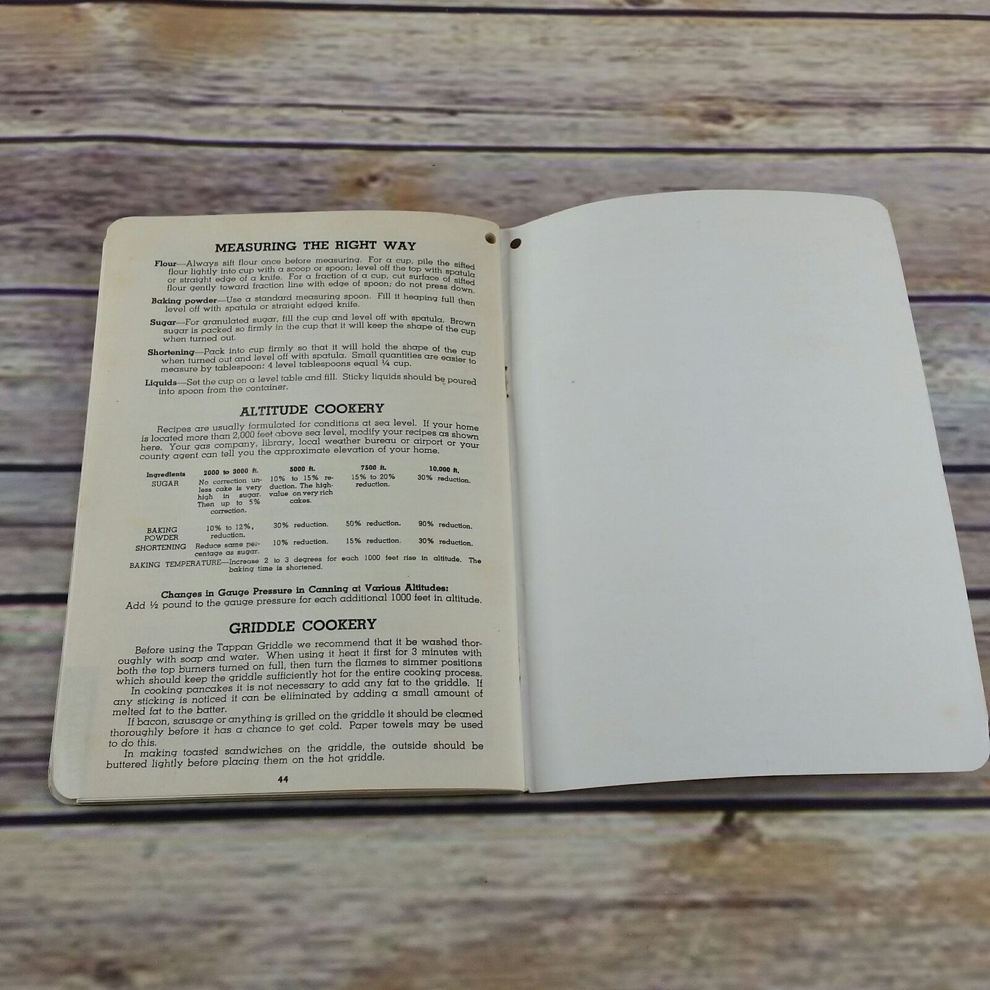 Vintage Tappan Owners Guide Range Cookbook Recipes Instructions Manual Model No. 60 and No. 2 1940s Booklet - At Grandma's Table