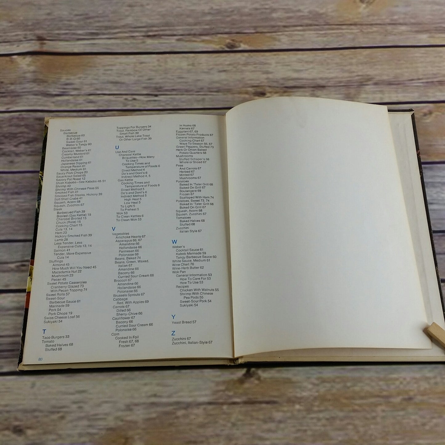 Vintage Cookbook Barbecuing the Weber Covered Way Charcoal Grill 1st Ed 1972 - At Grandma's Table