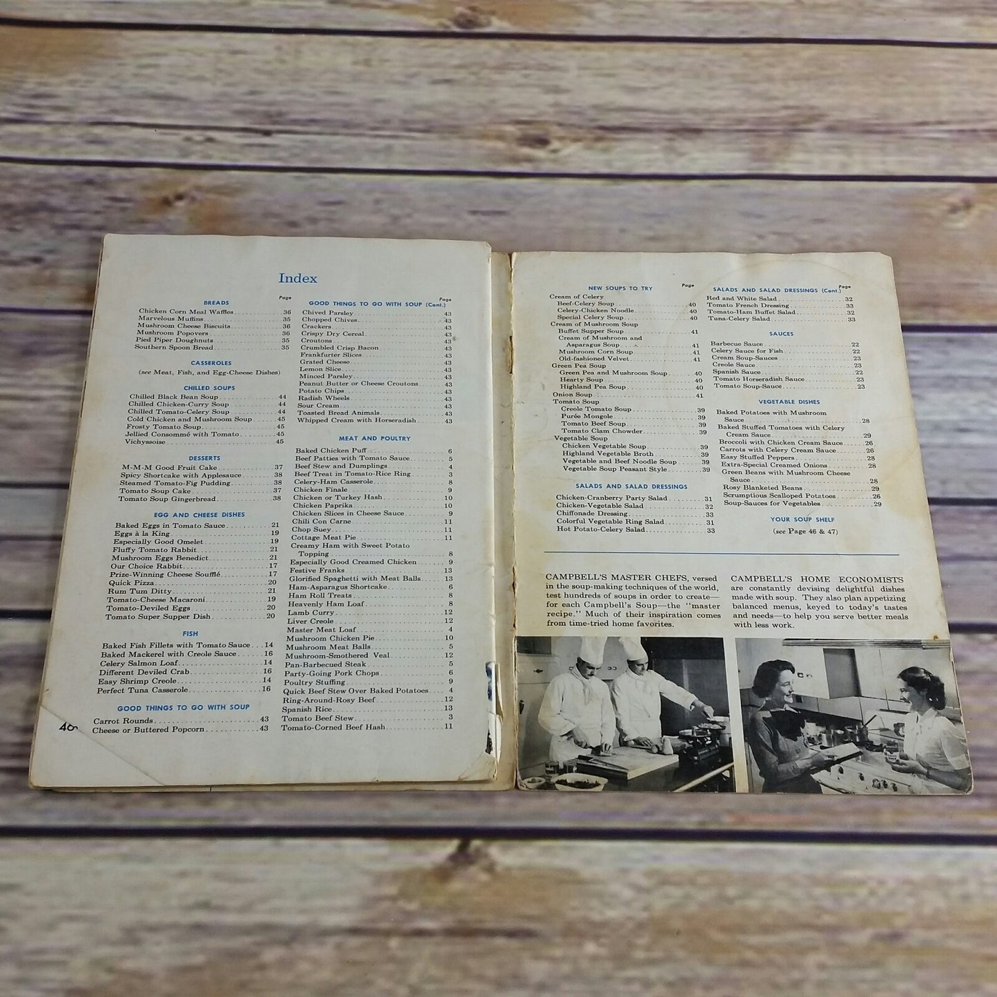 Vintage Cookbook Cooking with Condensed Soup Recipes 1960s Campbell Soup Company