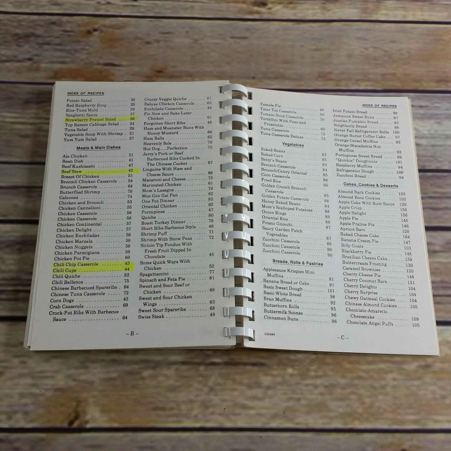 Vintage Cookbook Mom's Recipes Elanore Davies Family Reunion Legacy Generation 1994 Spiral Bound 1990s