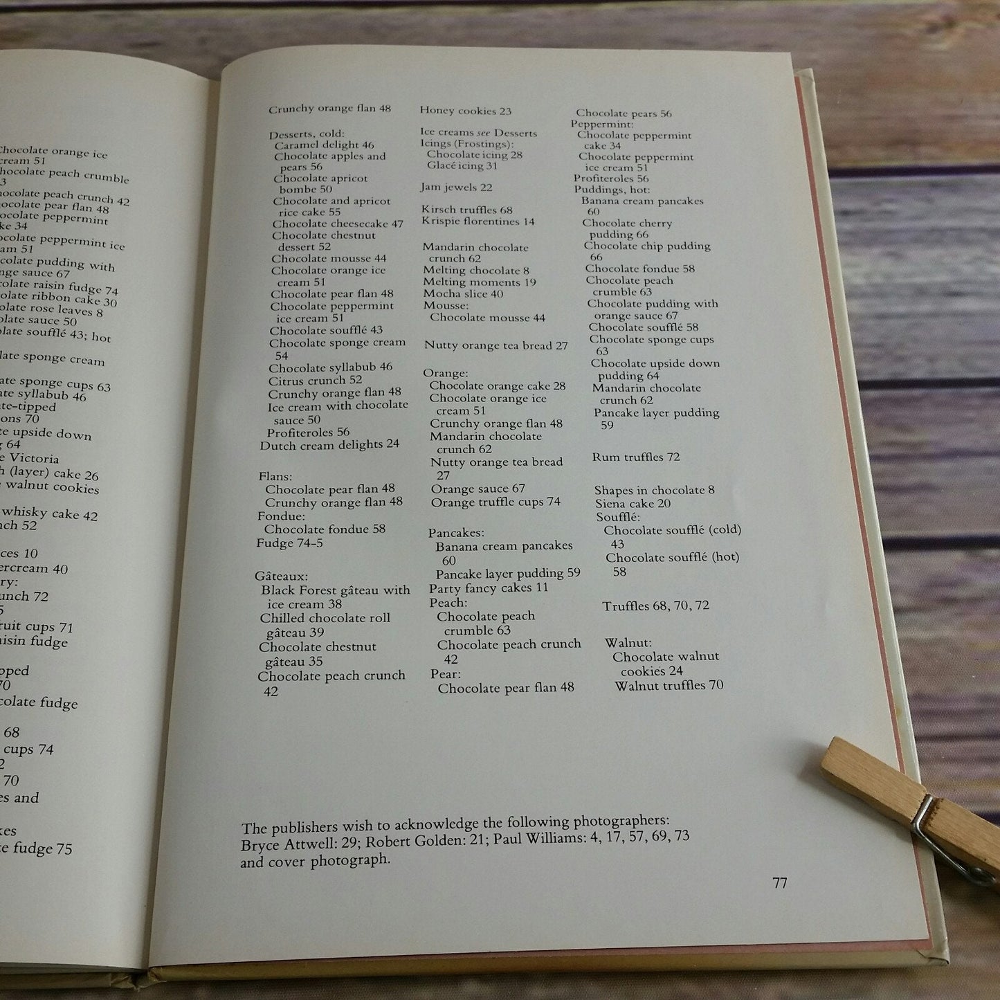 Vintage Cookbook The Color Book of Chocolate Cooking Recipes 1984 Judy Ridgway Hardcover Cakes Cookies Gateaux Desserts Puddings