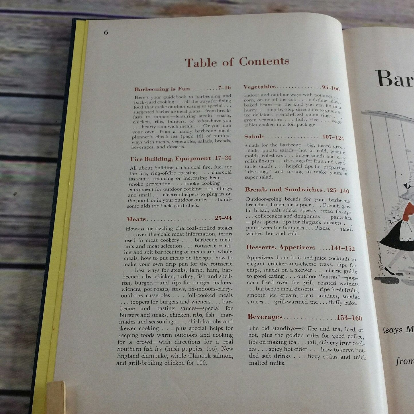 Vintage Cookbook Barbecue Cook Book Better Homes and Gardens Charcoal Grill 1956 Hardcover NO Dust Jacket