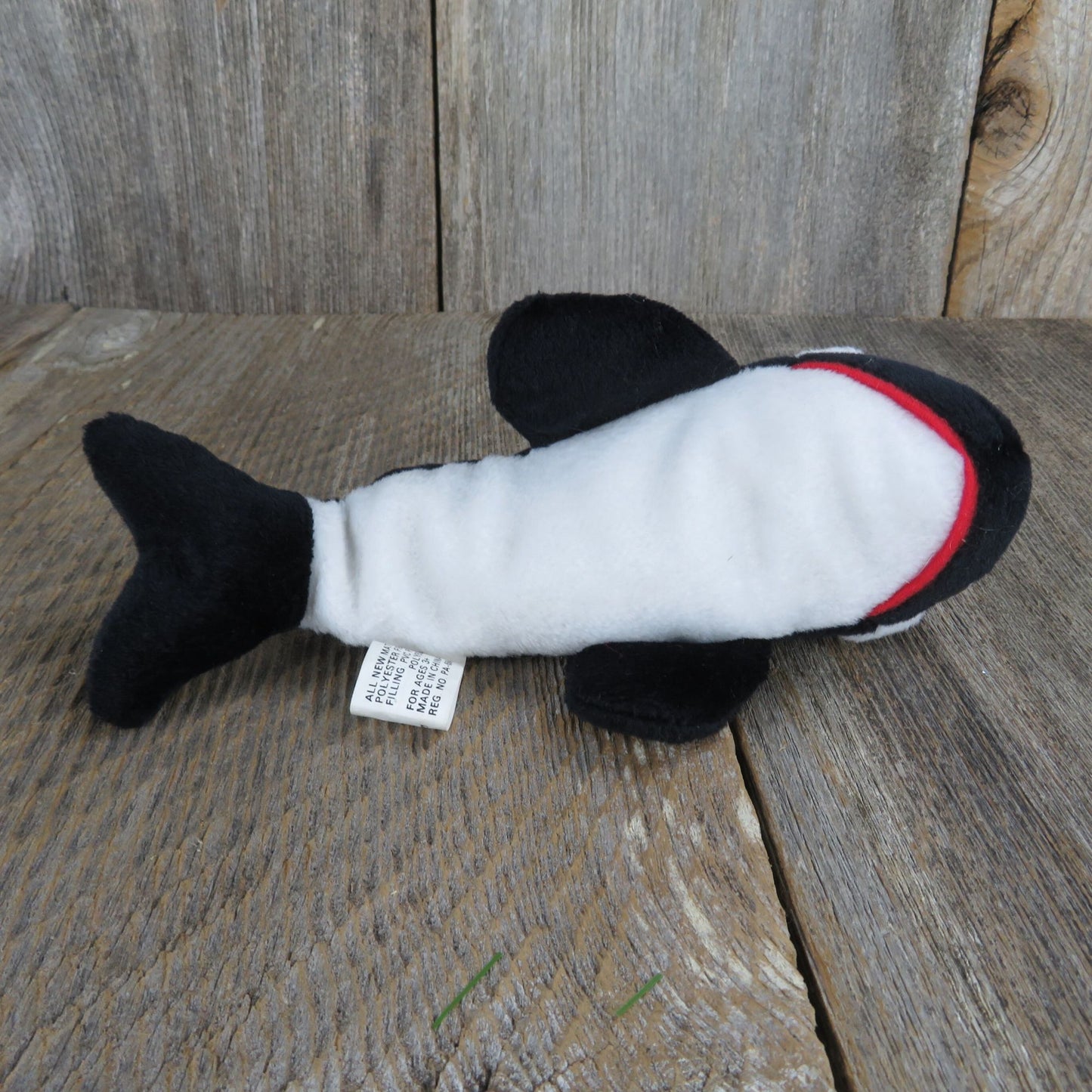 Whale Plush Orca Killer Whale Stuffed Animal Weighted Imperial Toys Bean Bag Black and White