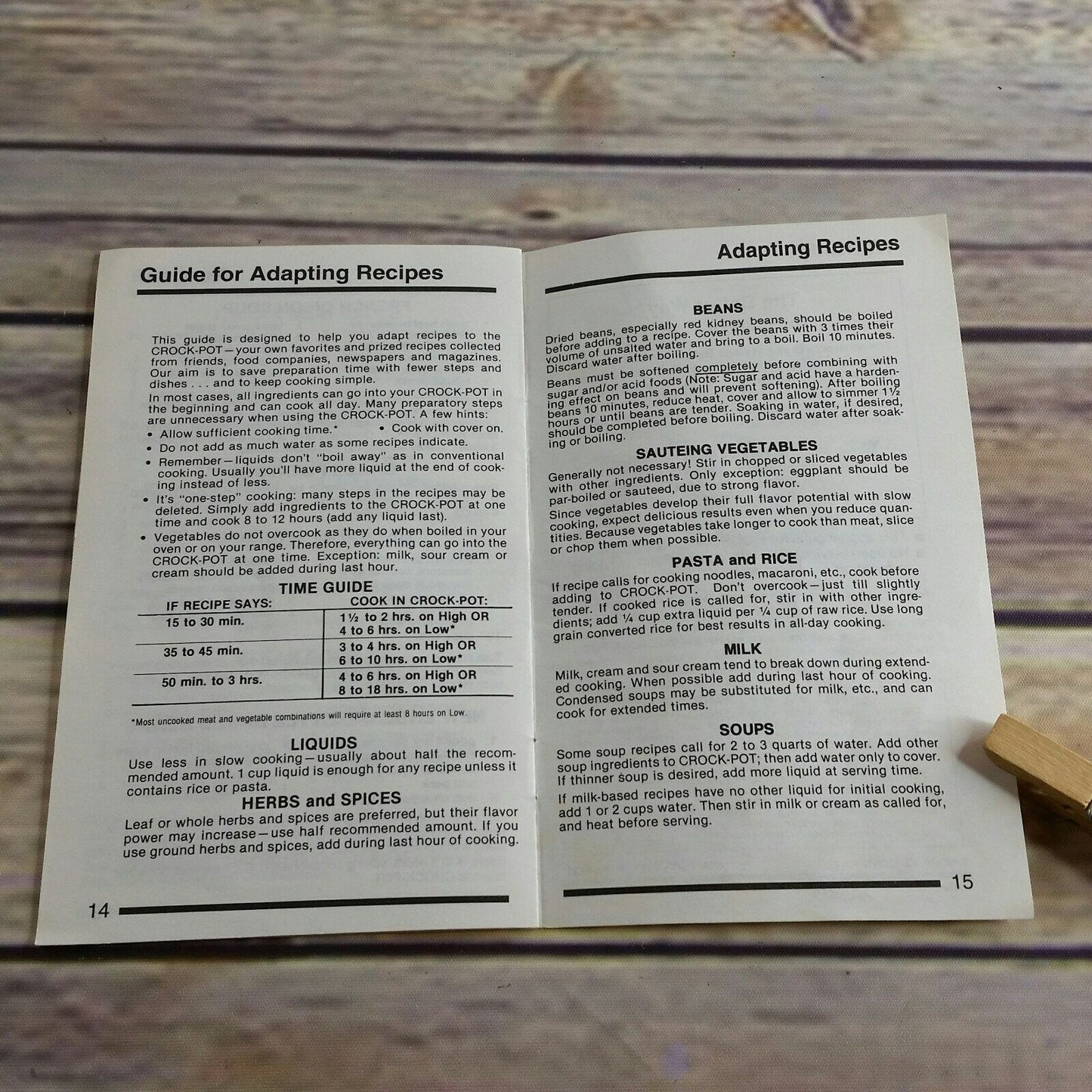 Vintage Rival Crock Pot Cookbook Owner's Manual Recipes Slow Cooker 1990s Booklet 428-068