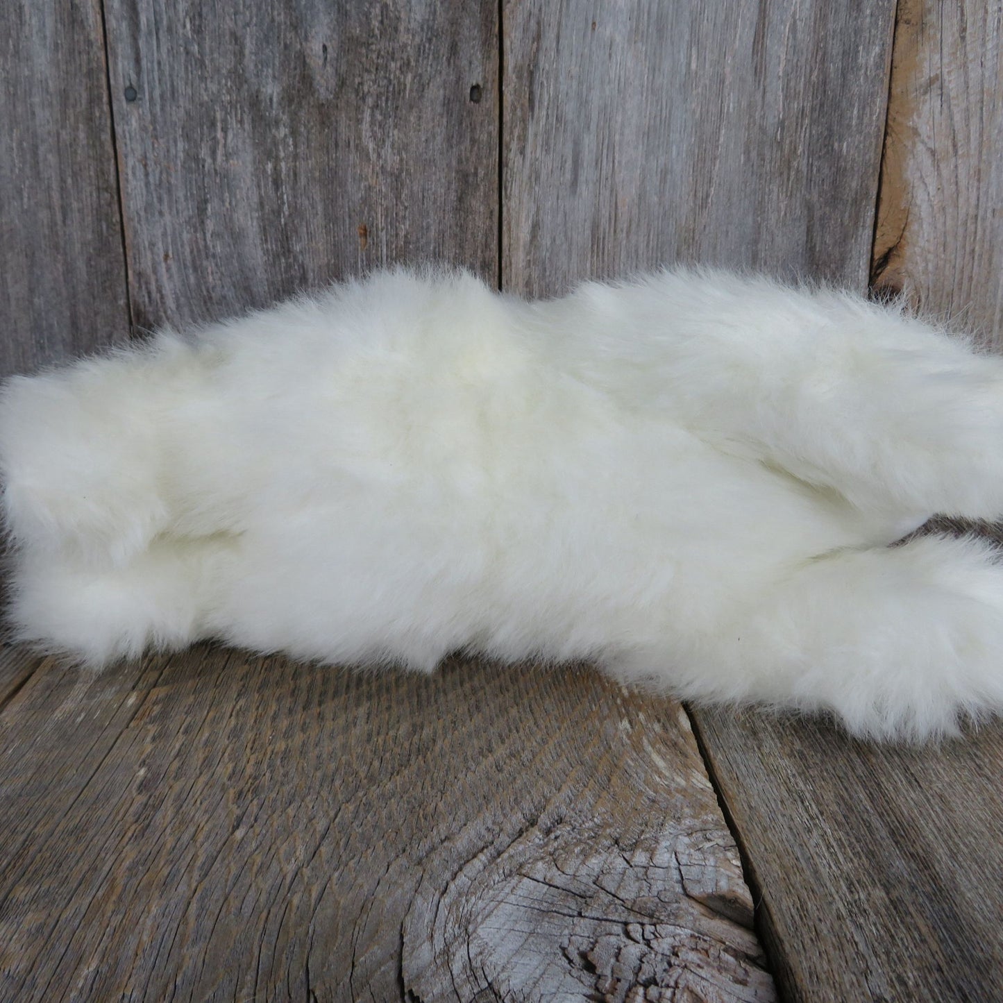 White Cat Plush Persian Kitty Pink Nose Blue Eyes Stuffed Animal Fuzzy