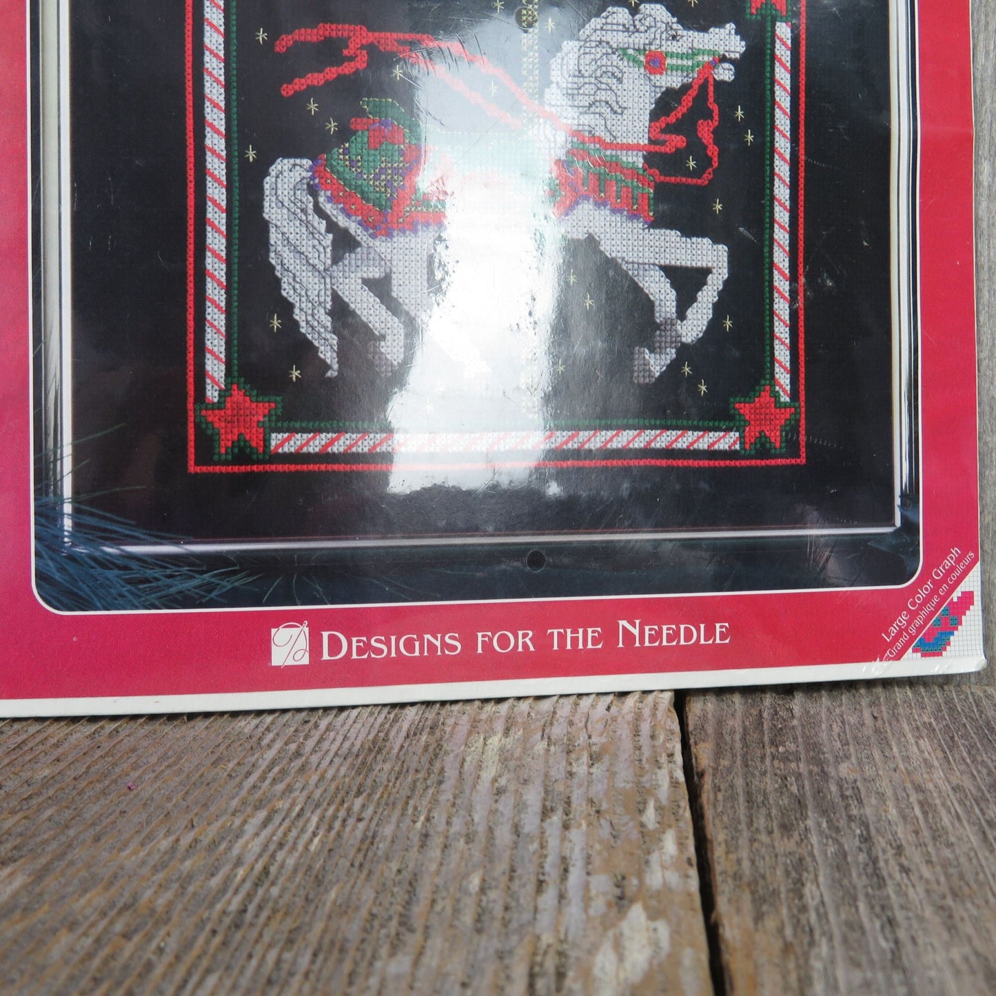 Carousel Horse Counted Cross Stitch Kit Christmas Traditions Designs for the Needle 1953