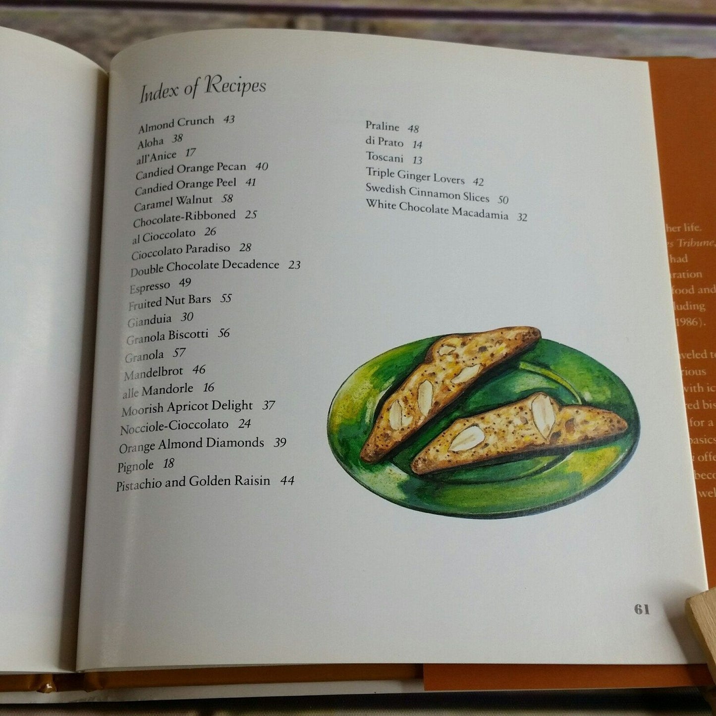 Vintage Cookbook Biscotti Biscuit Cookie 1992 Biscotti Recipes Lou Seibert Pappas Hardcover with Dust Jacket Baking Tips Serving Ideas - At Grandma's Table