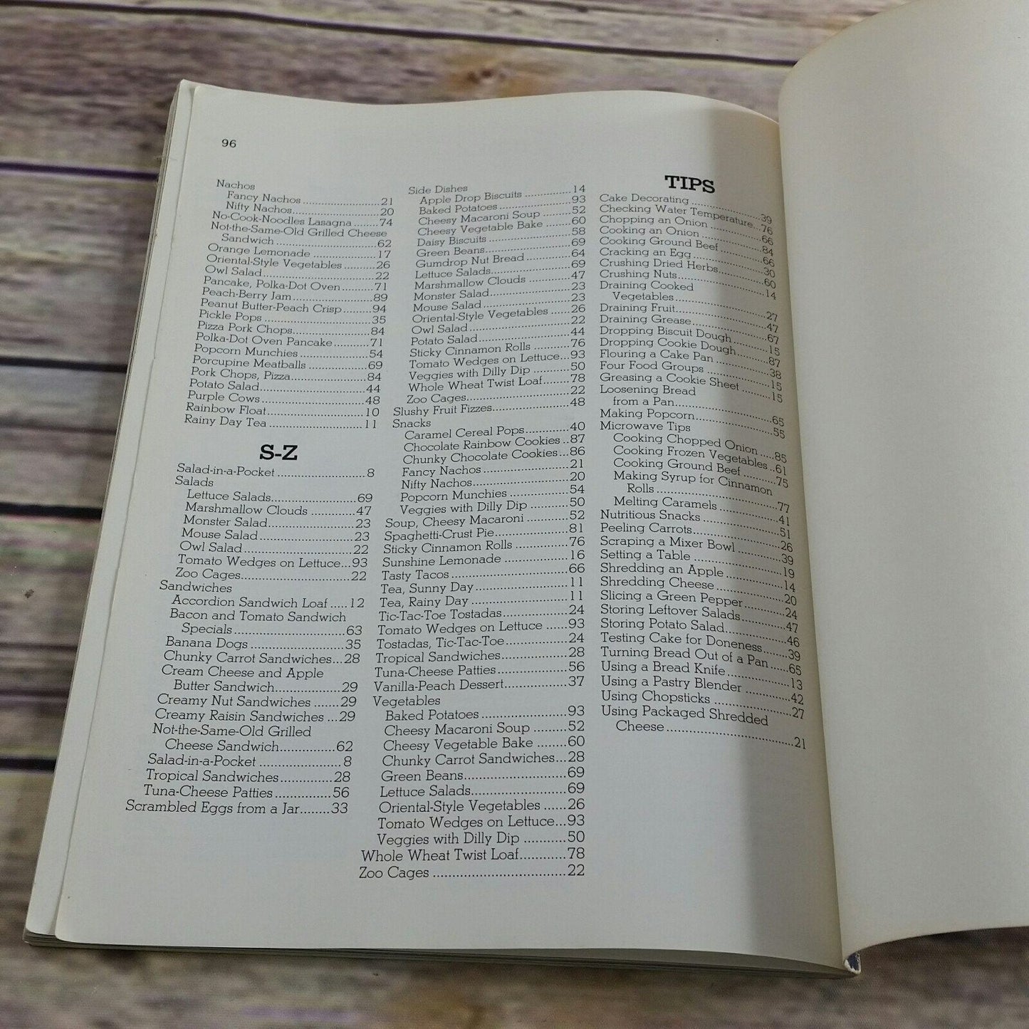 Vintage Kids Cook Book Step by Step Better Homes Gardens Kid Recipes 1984 Paperback Children Cooking