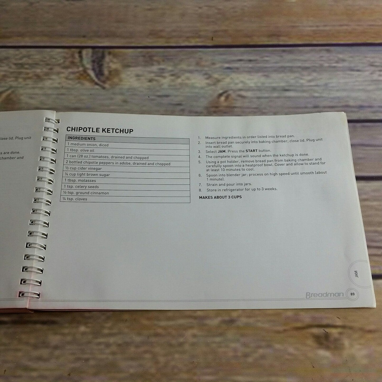 Vintage Breadman Bread Maker Instructions Recipes Manual Bread Bakery Cook Book BK1060S Tips Spiral Bound 1990s