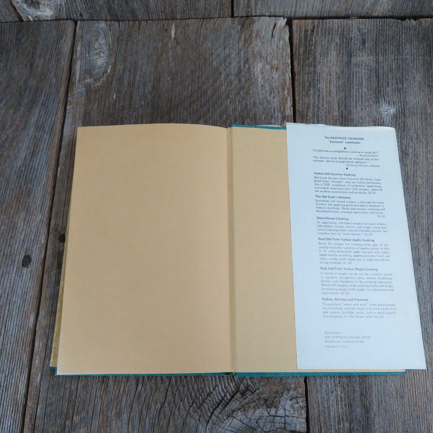 The Ladies Aid Cookbook Beatrice Vaughan Vintage 300 Recipes Of American Cooking Potluck Fundraiser