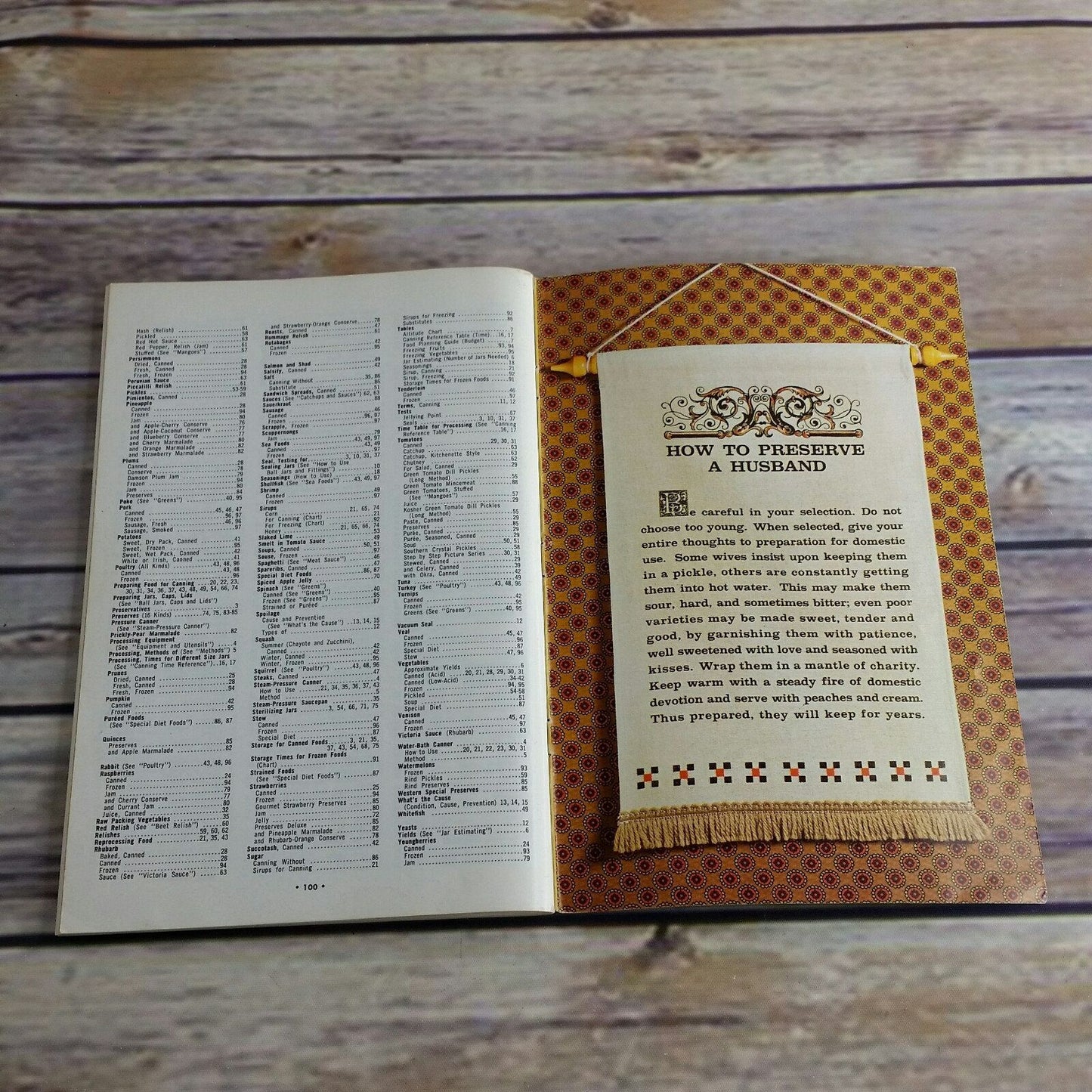 Vintage Cookbook Ball Jar Blue Book Guide to Tasty Thrifty Home Canning Freezing 1969 Booklet