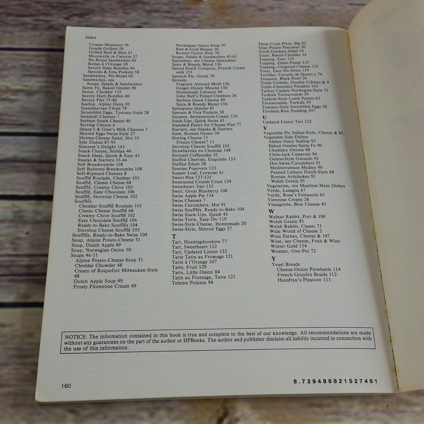 Vintage Cookbook Cheese Cookery Recipes 1980 Doris McFerran Townsend Paperback HP Books 1980s Cheesemaking Homemade Cheese Specialities