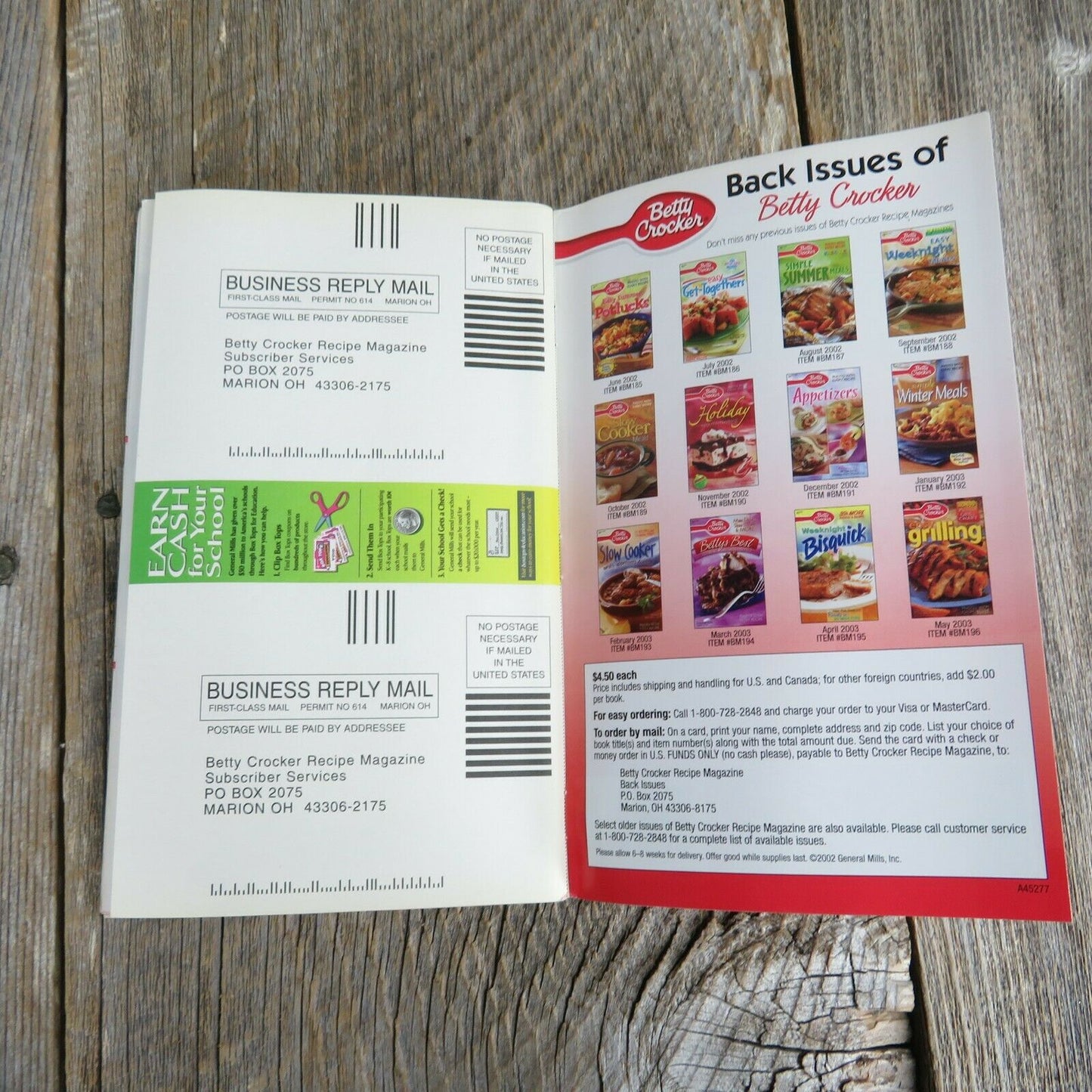 Fix it Fast Meals Betty Crocker Cookbook Pamphlet Grocery Booklet June 2003 - At Grandma's Table