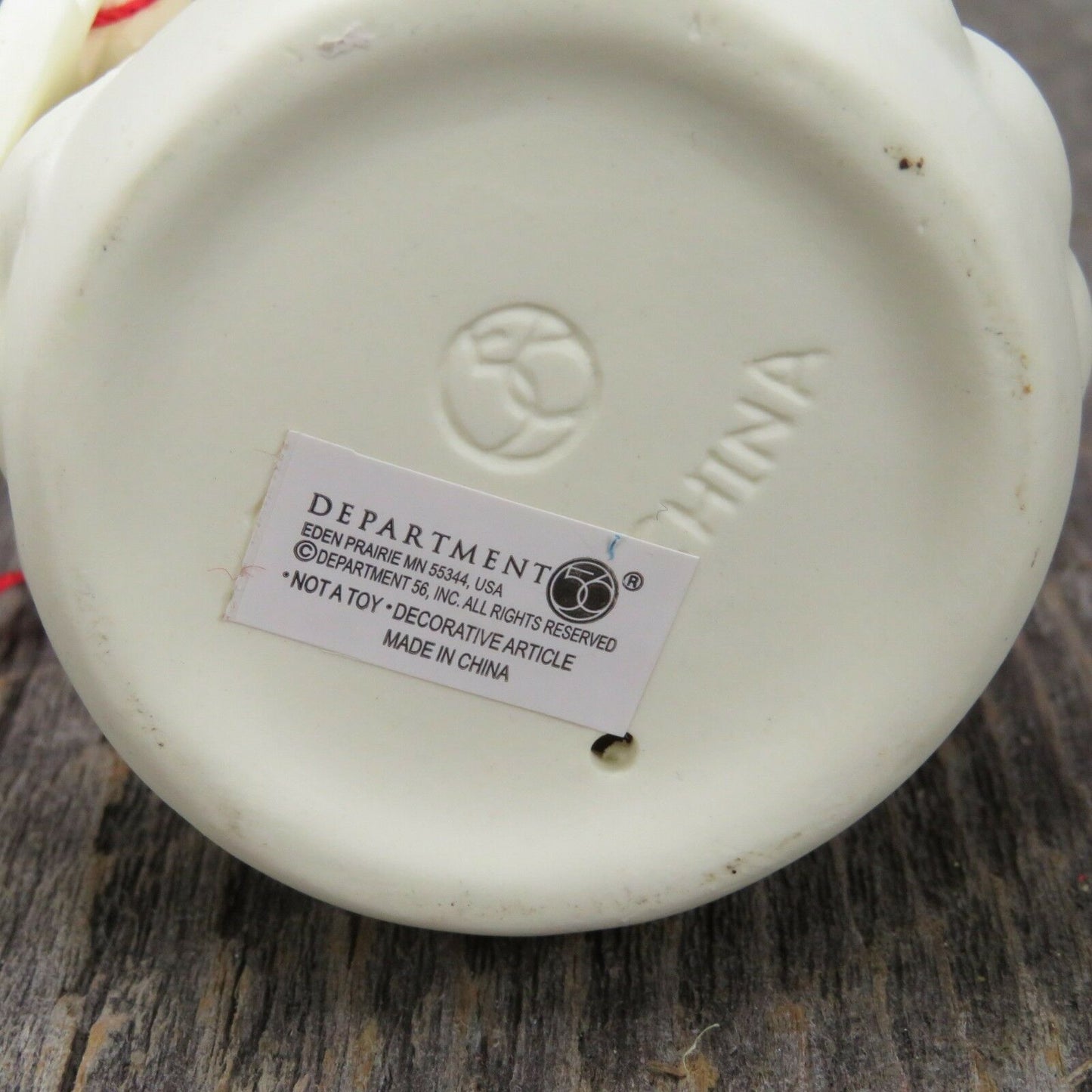 First Coffee Snowman Christmas Ornament Department 56 Bisque Porcelain Ceramic - At Grandma's Table