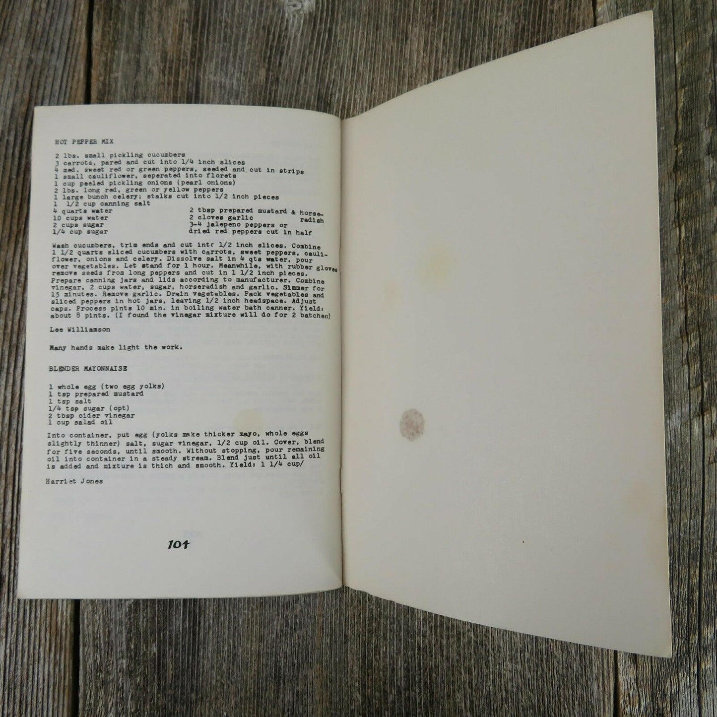 Vintage California Cookbook Church of the Light Baptist Church McKinleyville - At Grandma's Table