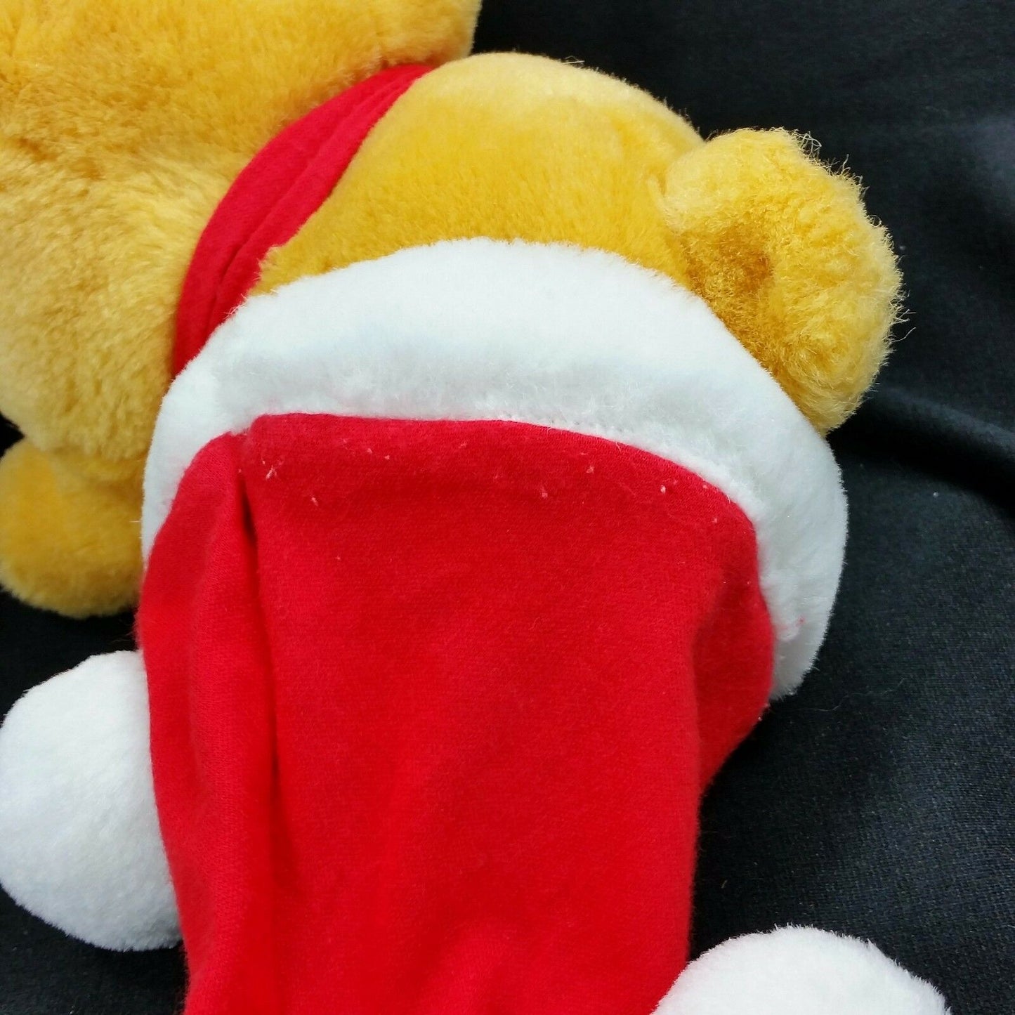 Winnie the Pooh Santa Claus Christmas Plush Stuffed Walt Disney World Disneyland - At Grandma's Table