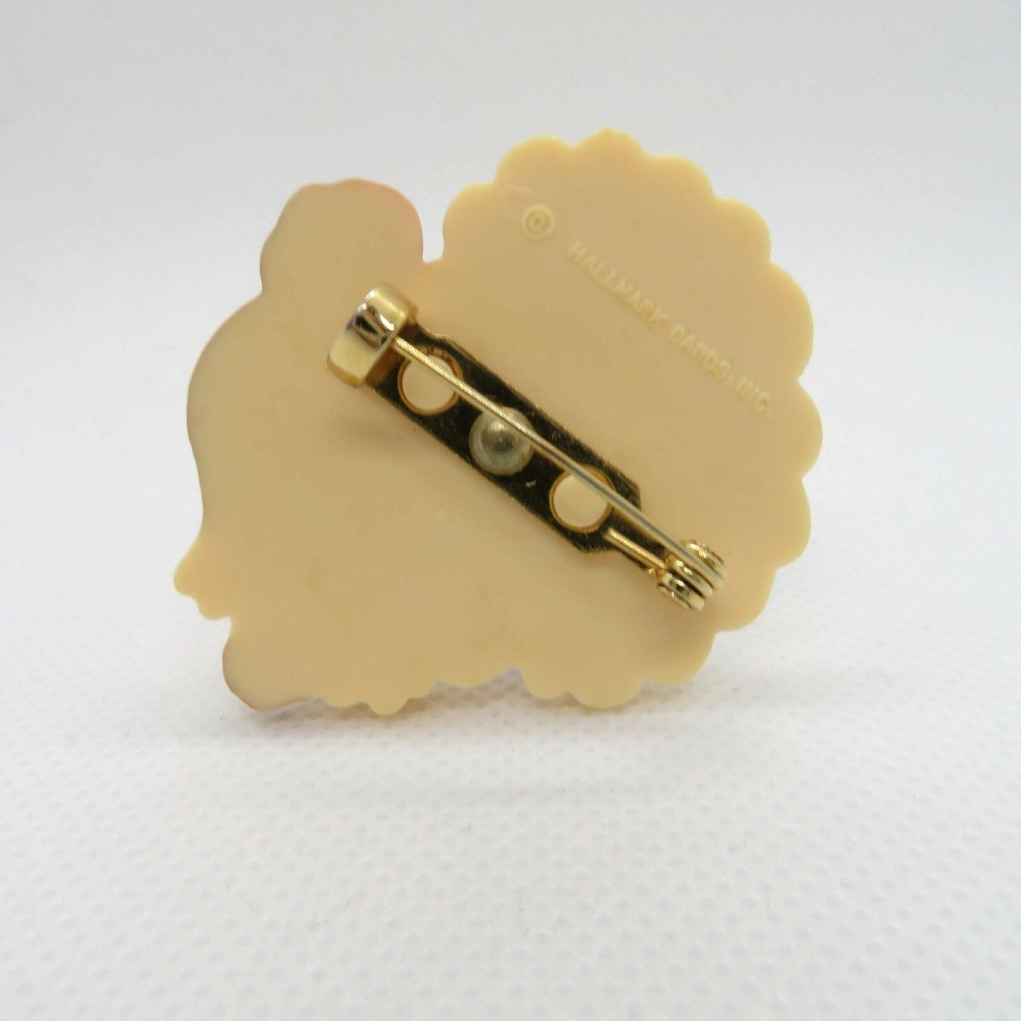 Vintage Turkey Pin Brooch Thanksgiving Fall Hallmark Plastic Holiday - At Grandma's Table