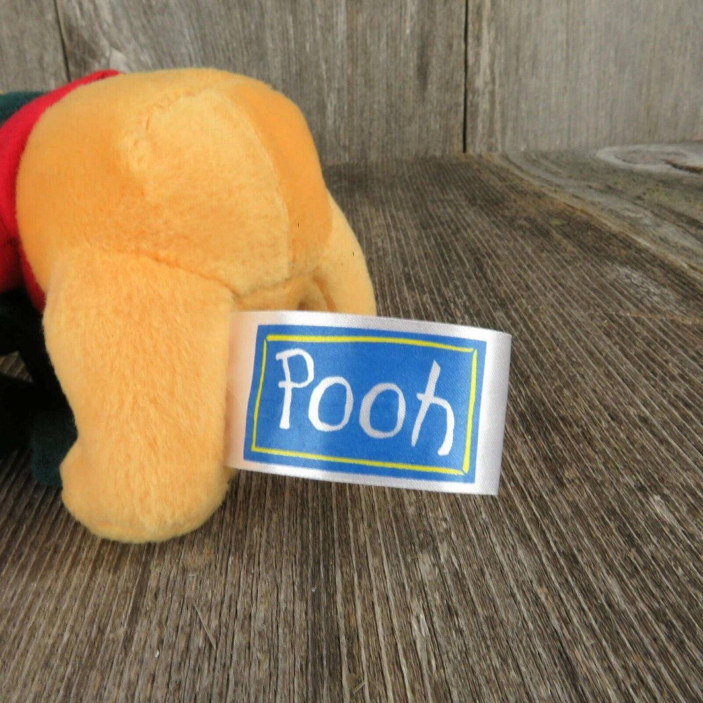 Disney Winnie the Pooh Ornament Plush Bear Stuffed Animal Christmas Scarf Teddy - At Grandma's Table