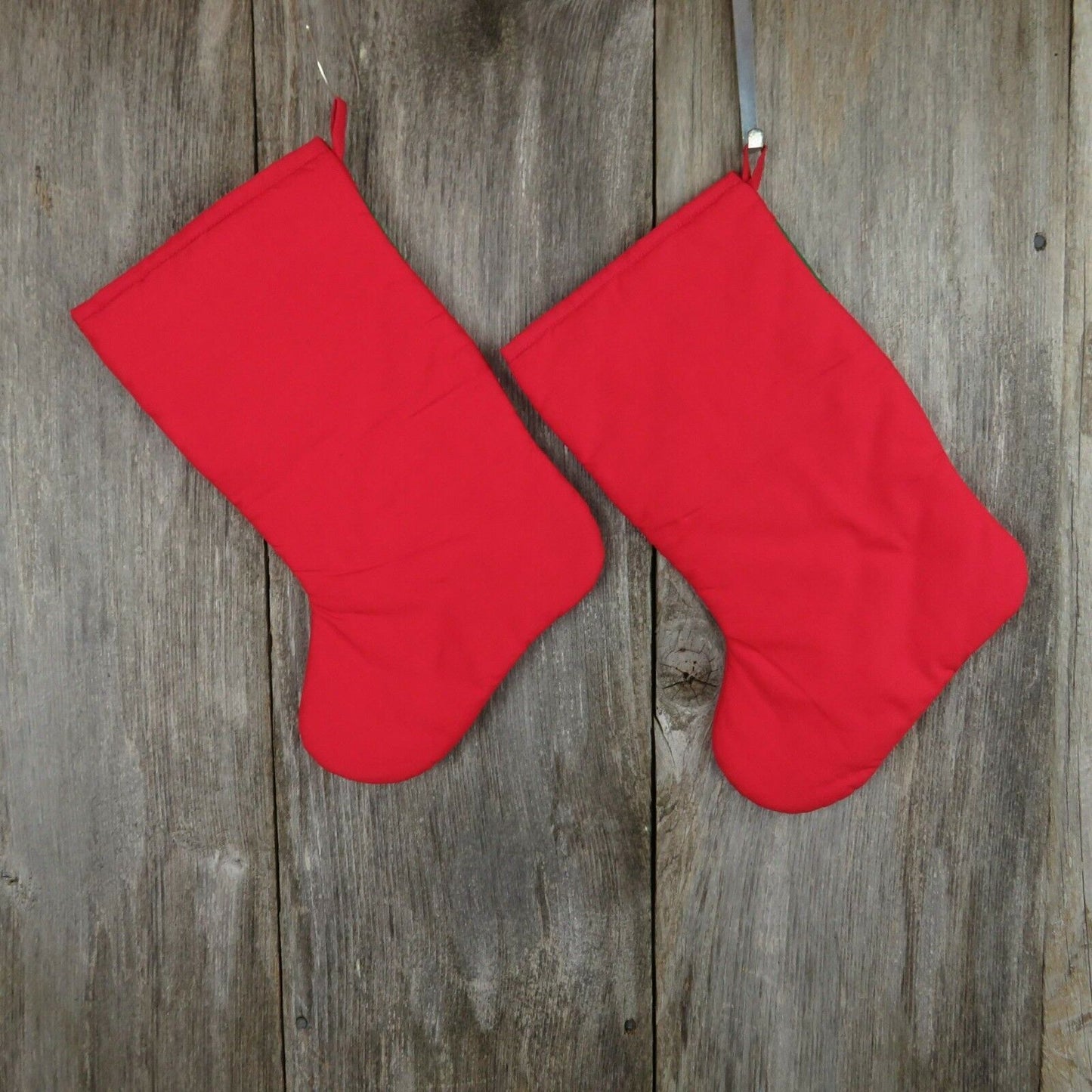 Disney Stocking Set Warmest Wishes Mickie Minnie Goofy Donald Daisy Duck Red - At Grandma's Table